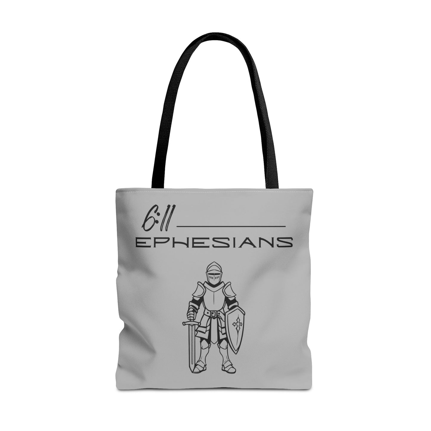 Ephesians 6:11 Full Armor of God Tote Bag (AOP)