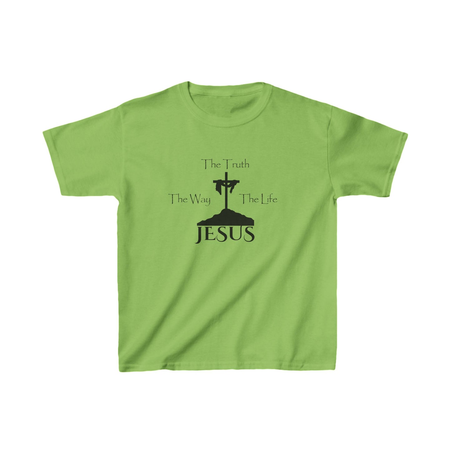 Jesus The Way The Truth The Life Kids Heavy Cotton™ Tee