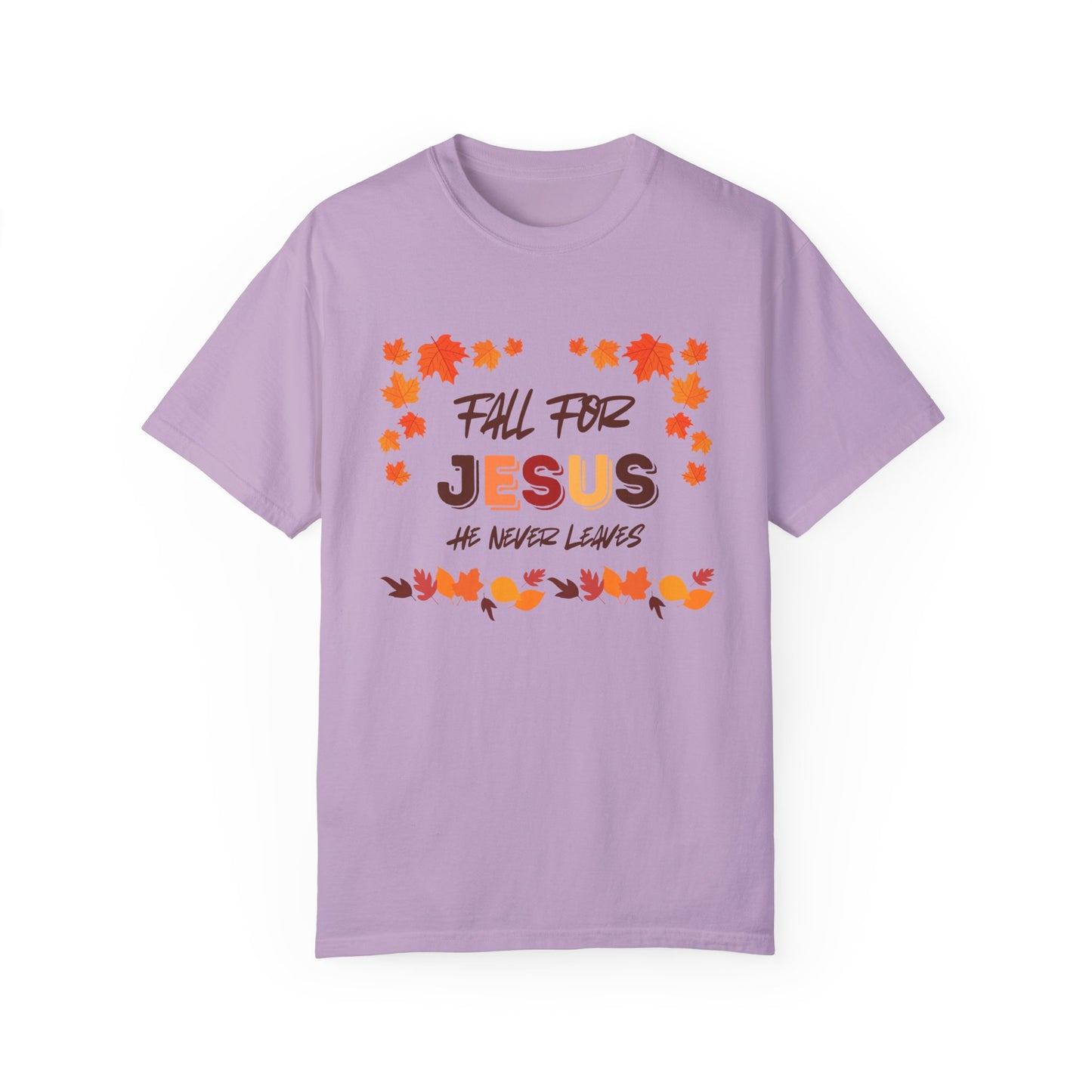 Fall For Jesus Harvest Unisex Garment-Dyed T-shirt