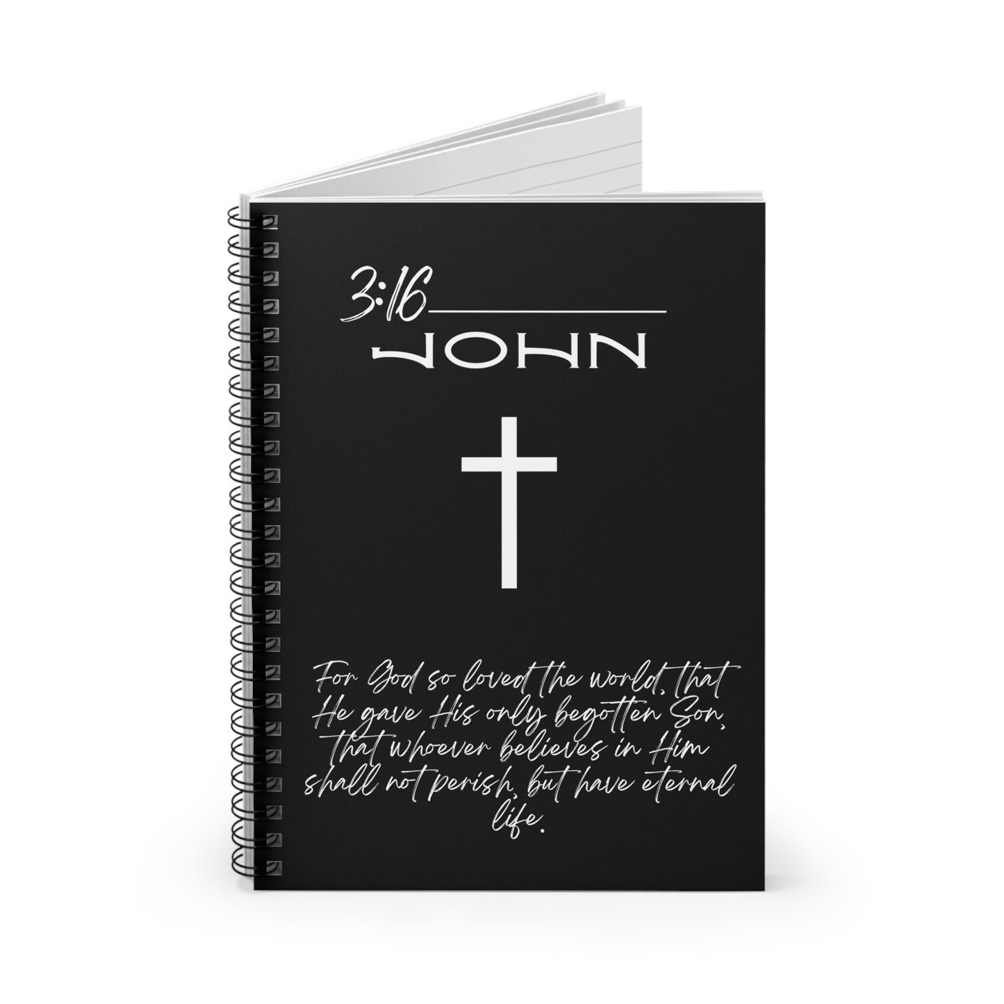 John 3:16 Spiral Notebook - Ruled Line