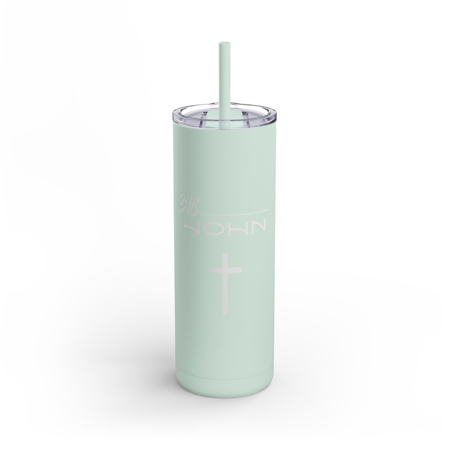 John 3:16 Maars Maker Skinny Matte Tumbler, 20oz