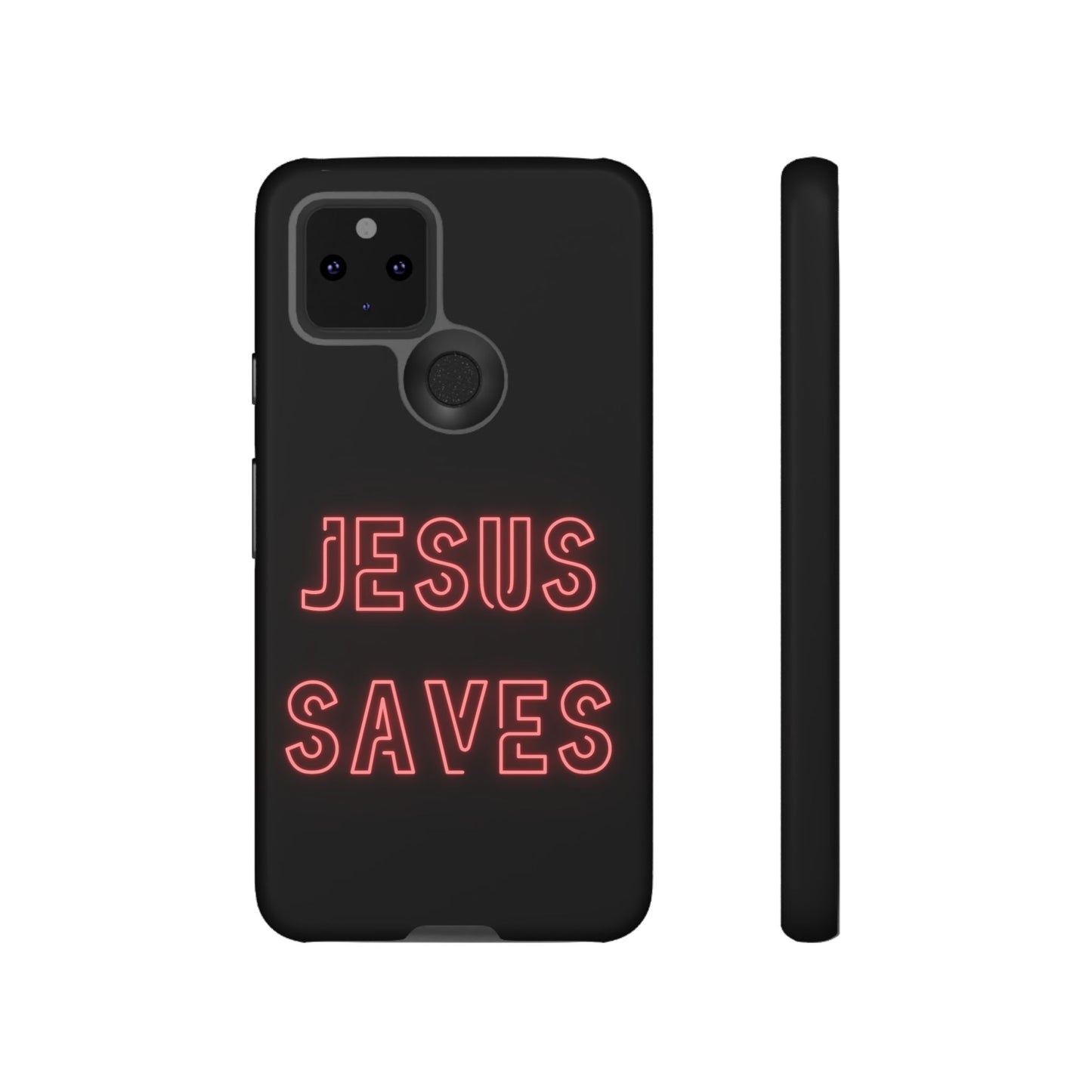 Jesus Saves Neon Signage Tough Cases Iphone Samsung Google