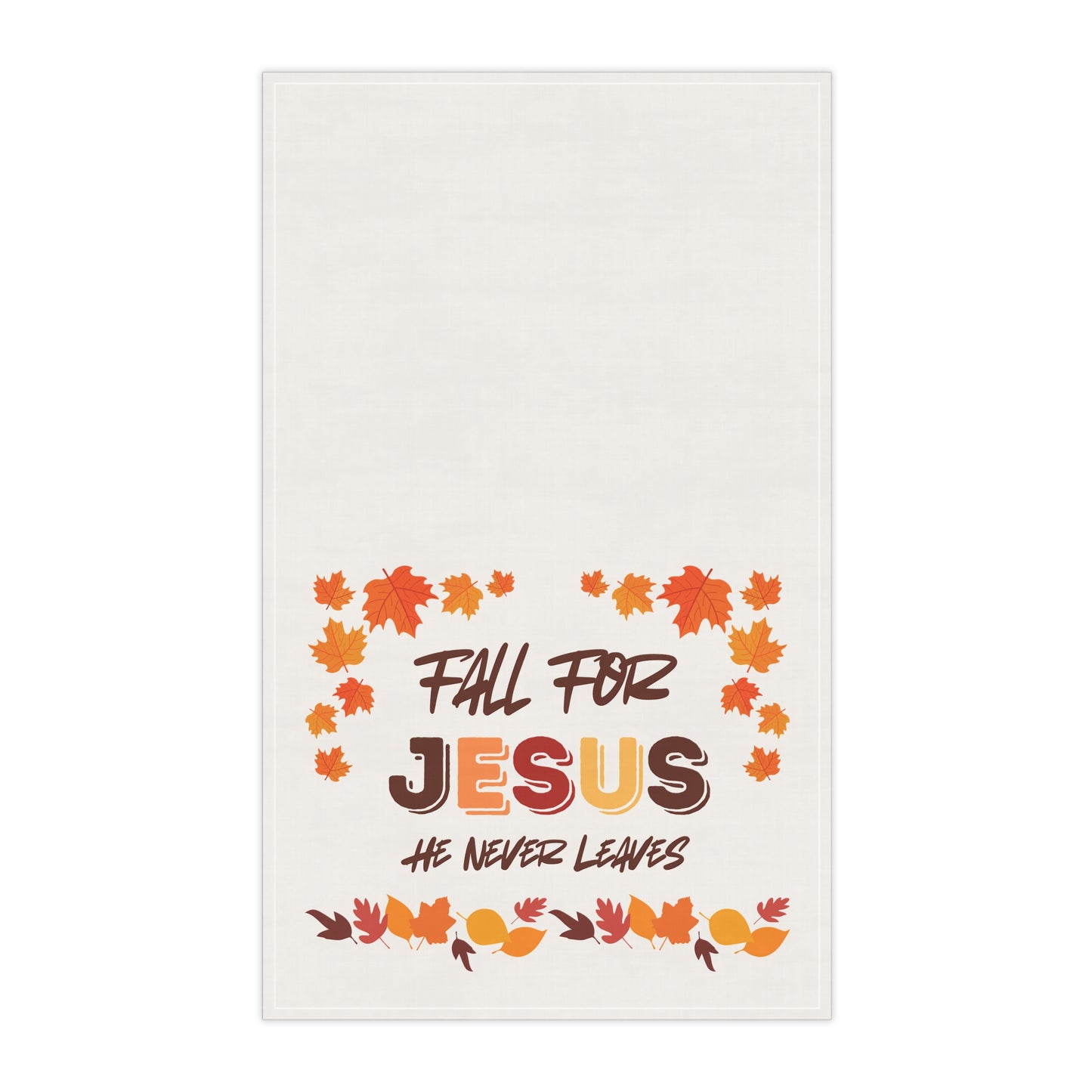 Fall For Jesus Harvest Tea Towels (cotton, poly)