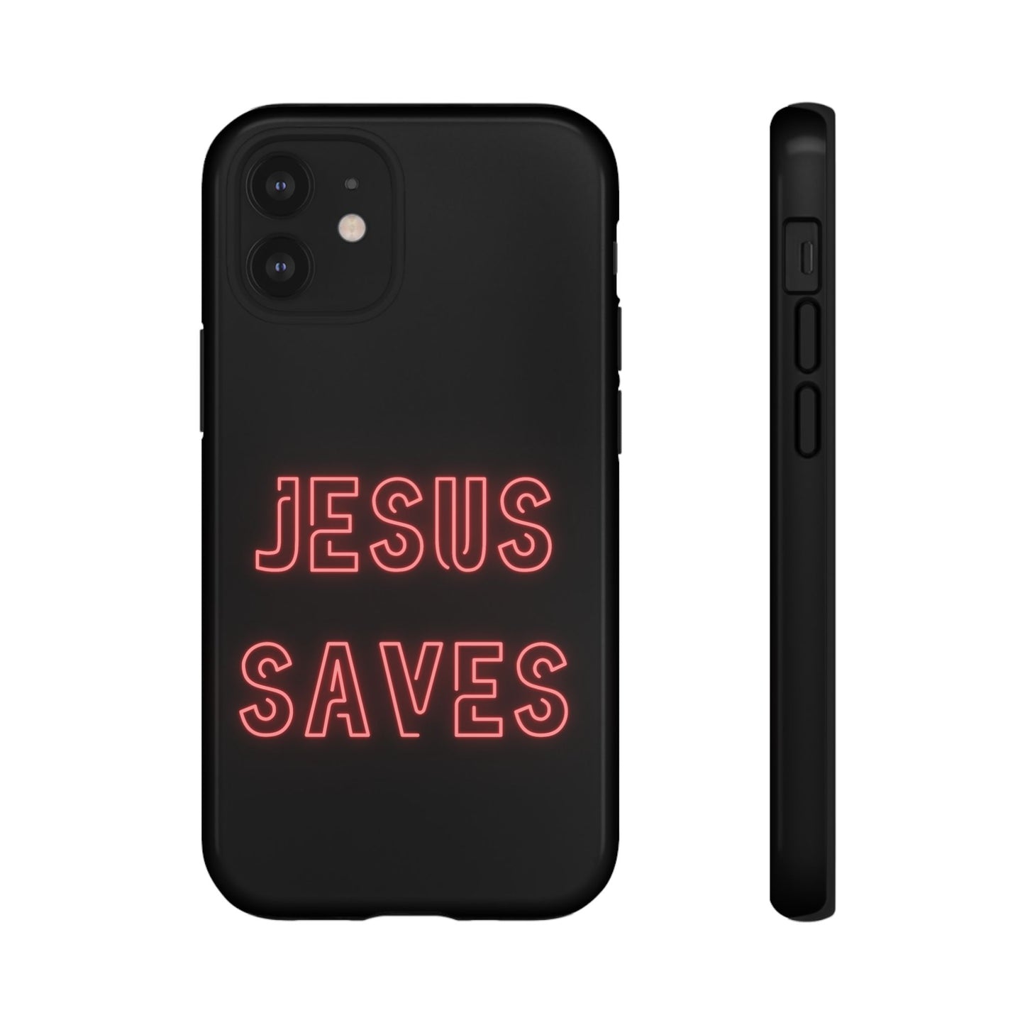 Jesus Saves Neon Signage Tough Cases Iphone Samsung Google