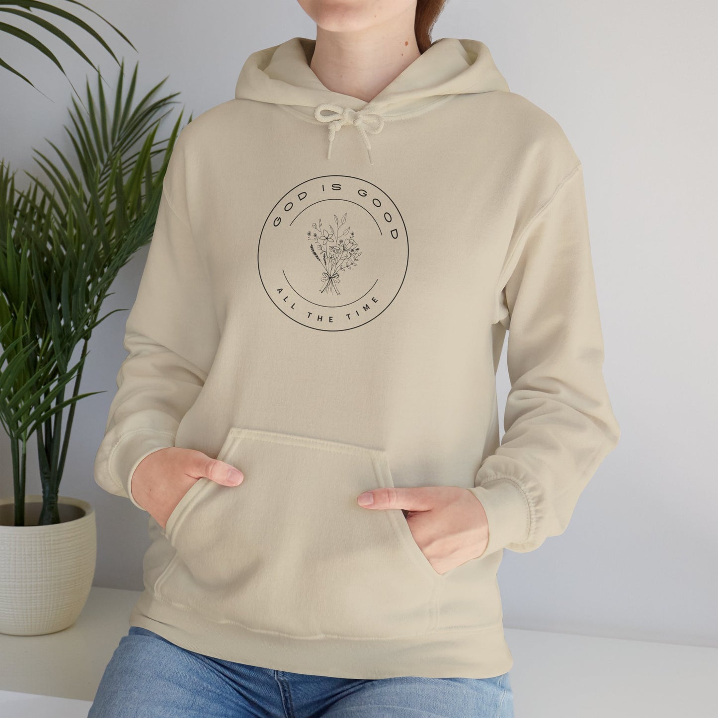 God Is Good All The Time Unisex Heavy Blend™ Hooded Sweatshirt