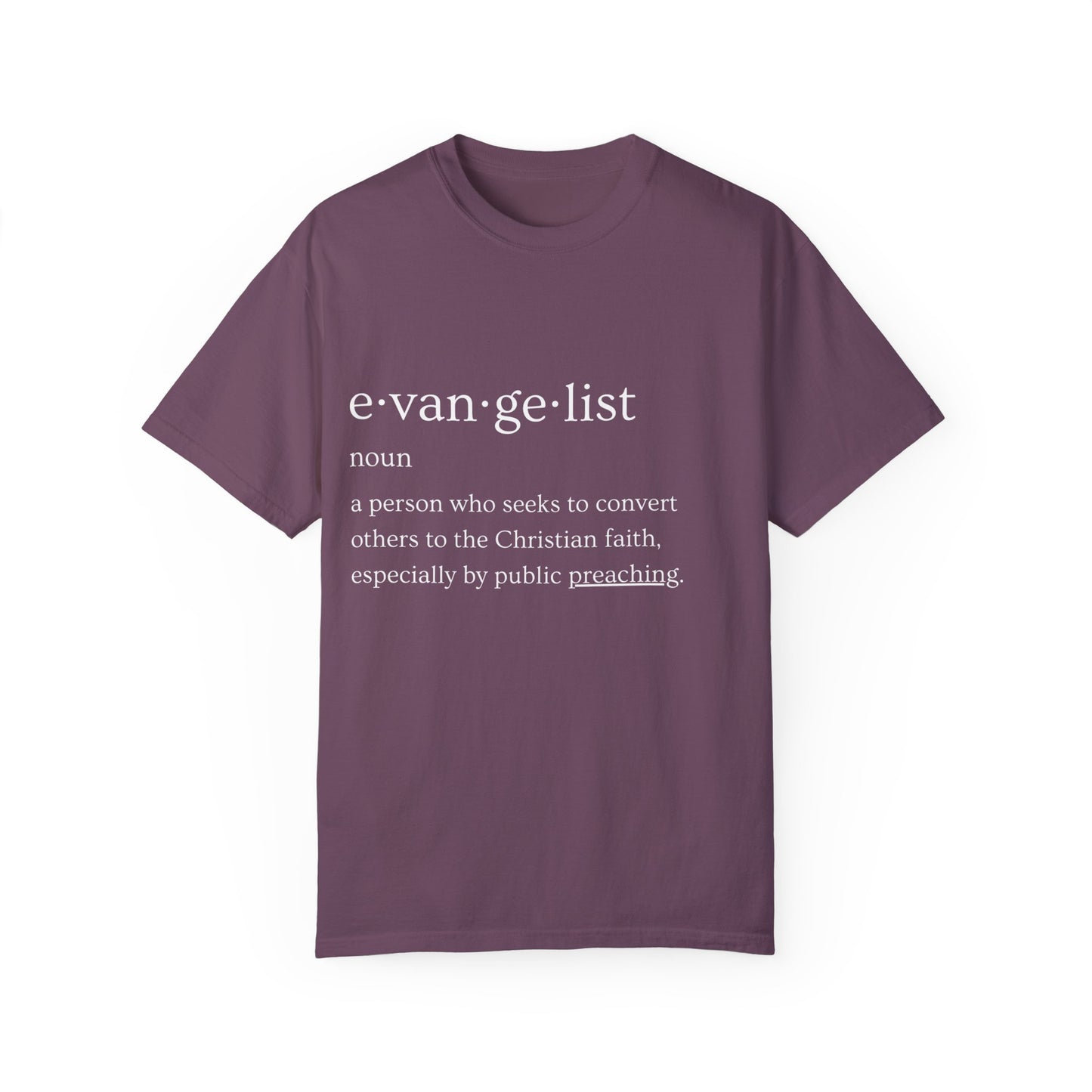 Evangelist Definition Unisex Garment-Dyed T-shirt