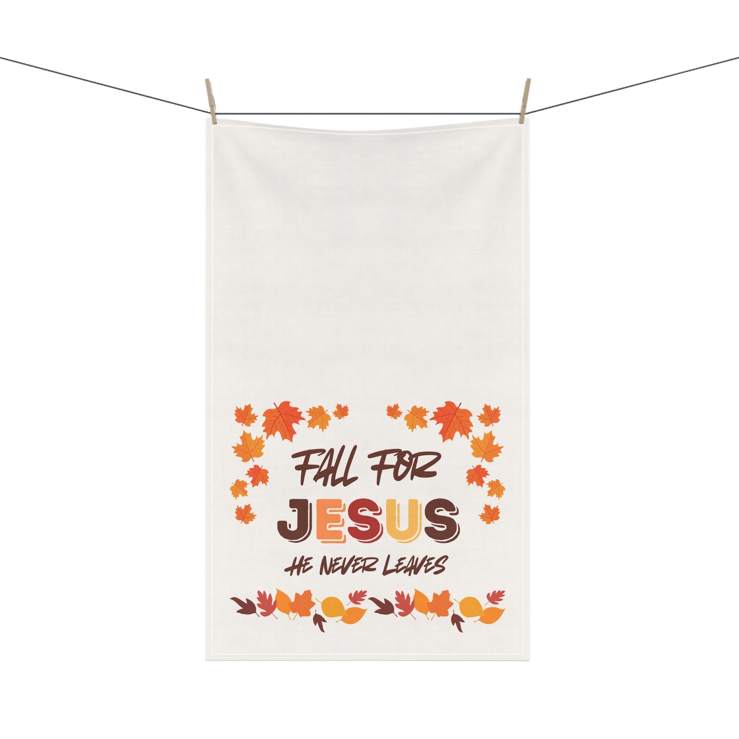 Fall For Jesus Harvest Tea Towels (cotton, poly)