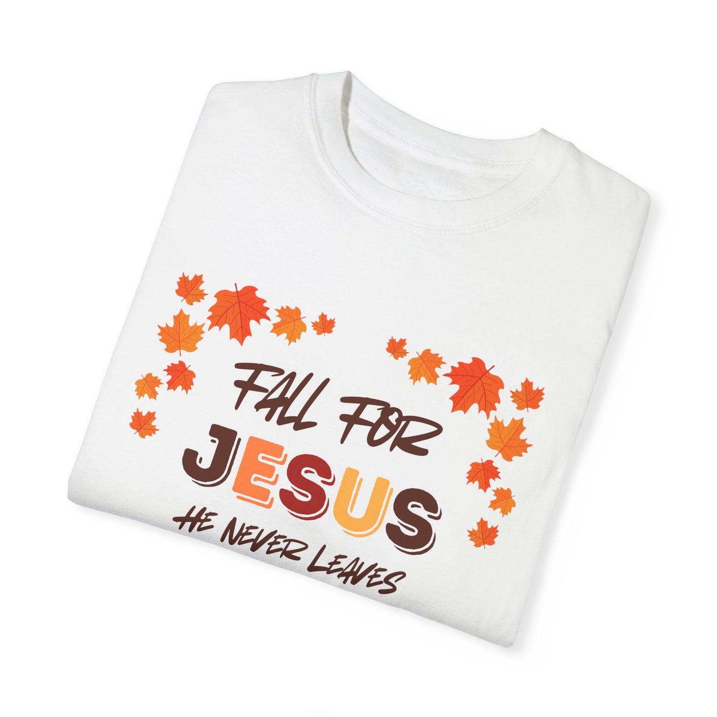 Fall For Jesus Harvest Unisex Garment-Dyed T-shirt