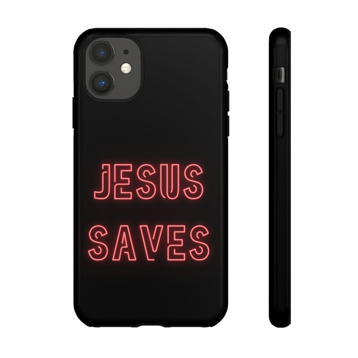 Jesus Saves Neon Signage Tough Cases Iphone Samsung Google