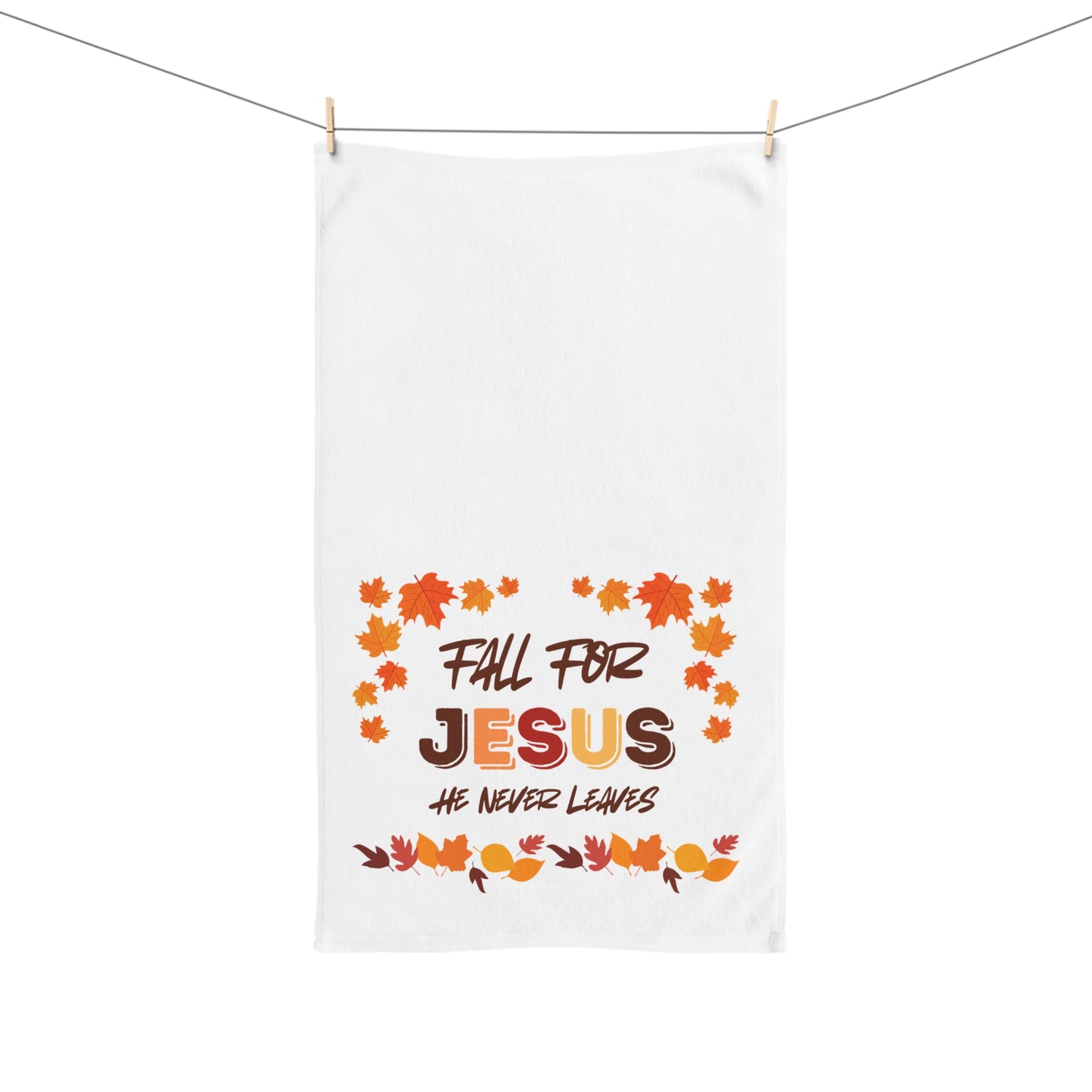 Fall For Jesus Harvest Hand Towel