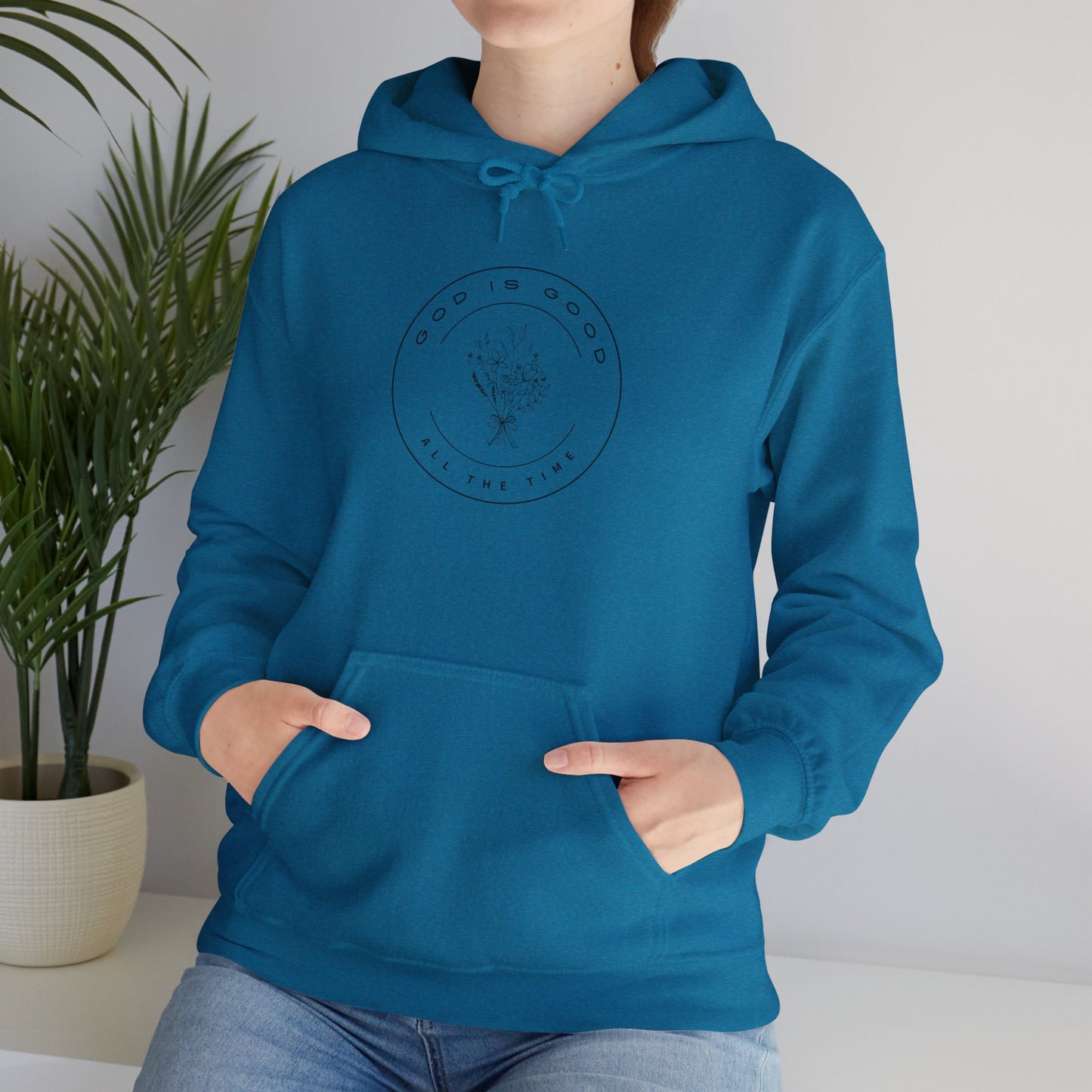 God Is Good All The Time Unisex Heavy Blend™ Hooded Sweatshirt