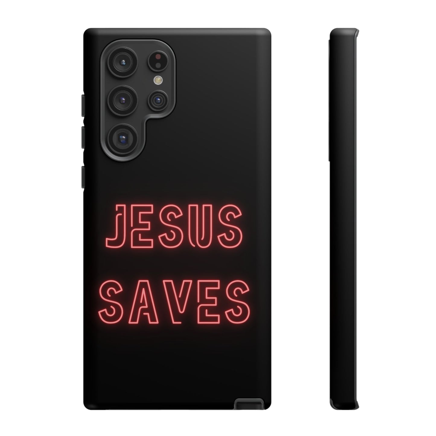 Jesus Saves Neon Signage Tough Cases Iphone Samsung Google