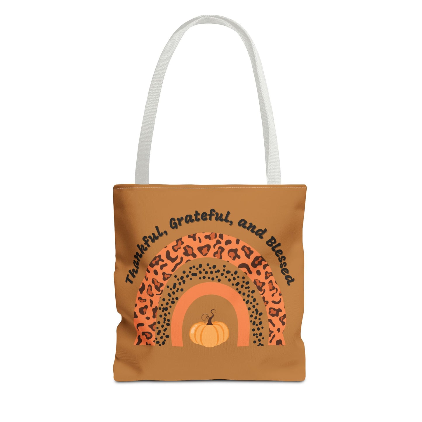 Thankful, Grateful, Blessed Tote Bag (AOP)