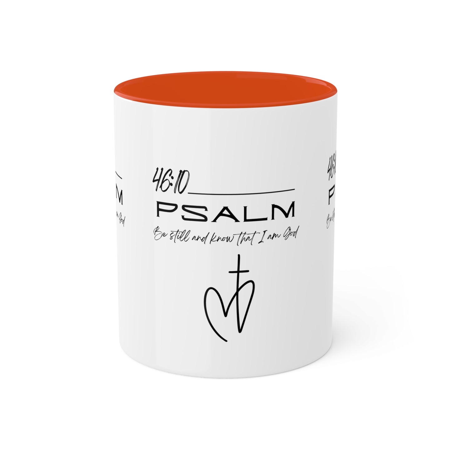 Psalm 46:10 Colorful Mugs, 11oz