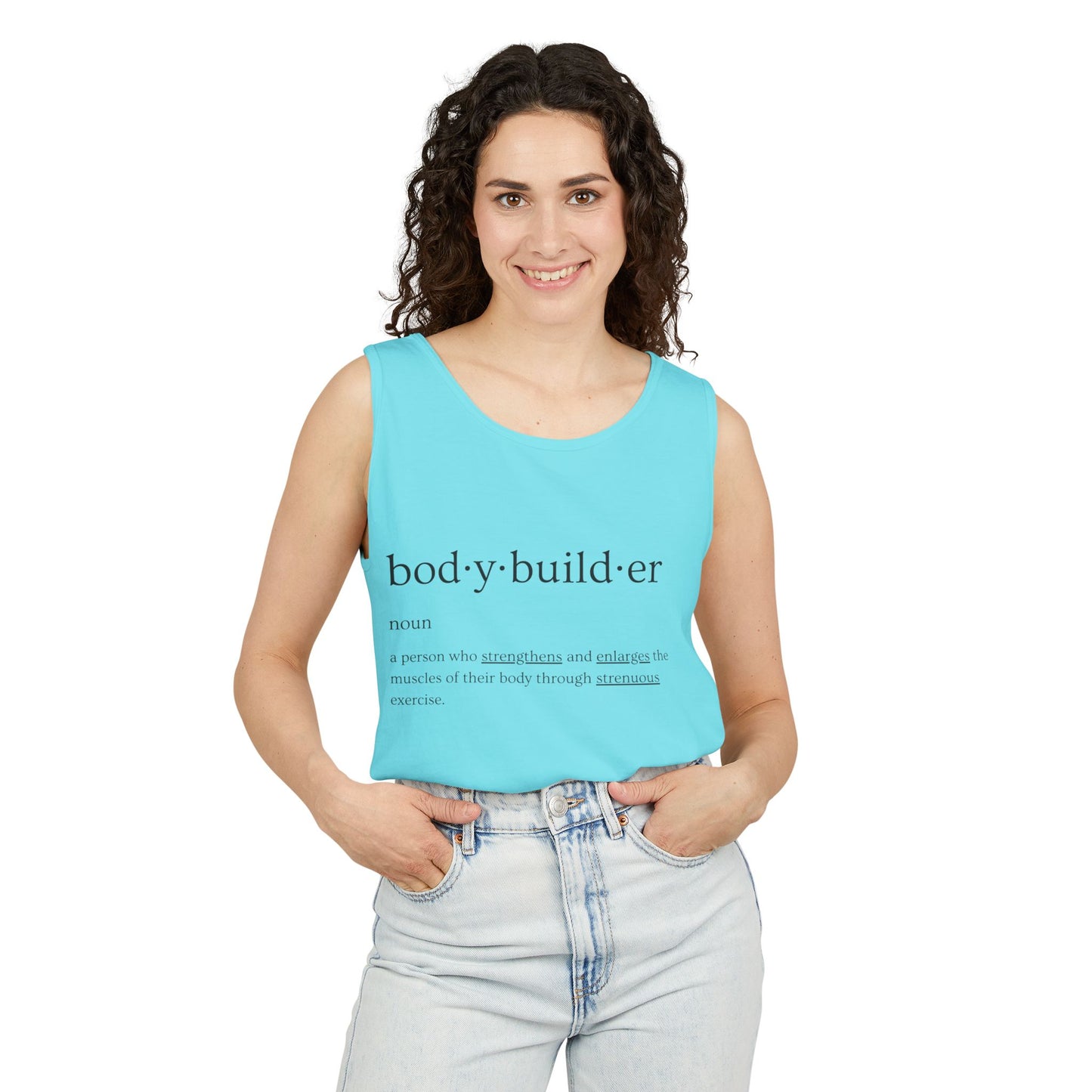 Bodybuilder Definition Unisex Garment-Dyed Tank Top