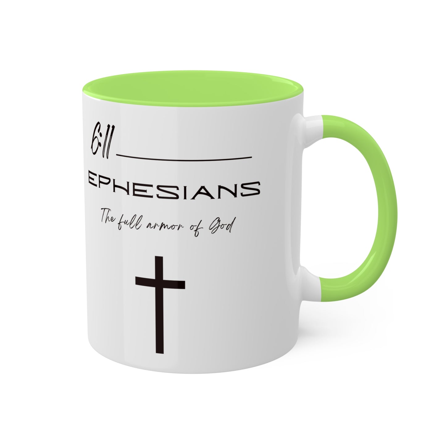 Ephesians 6:11 Armor of God Colorful Mugs, 11oz