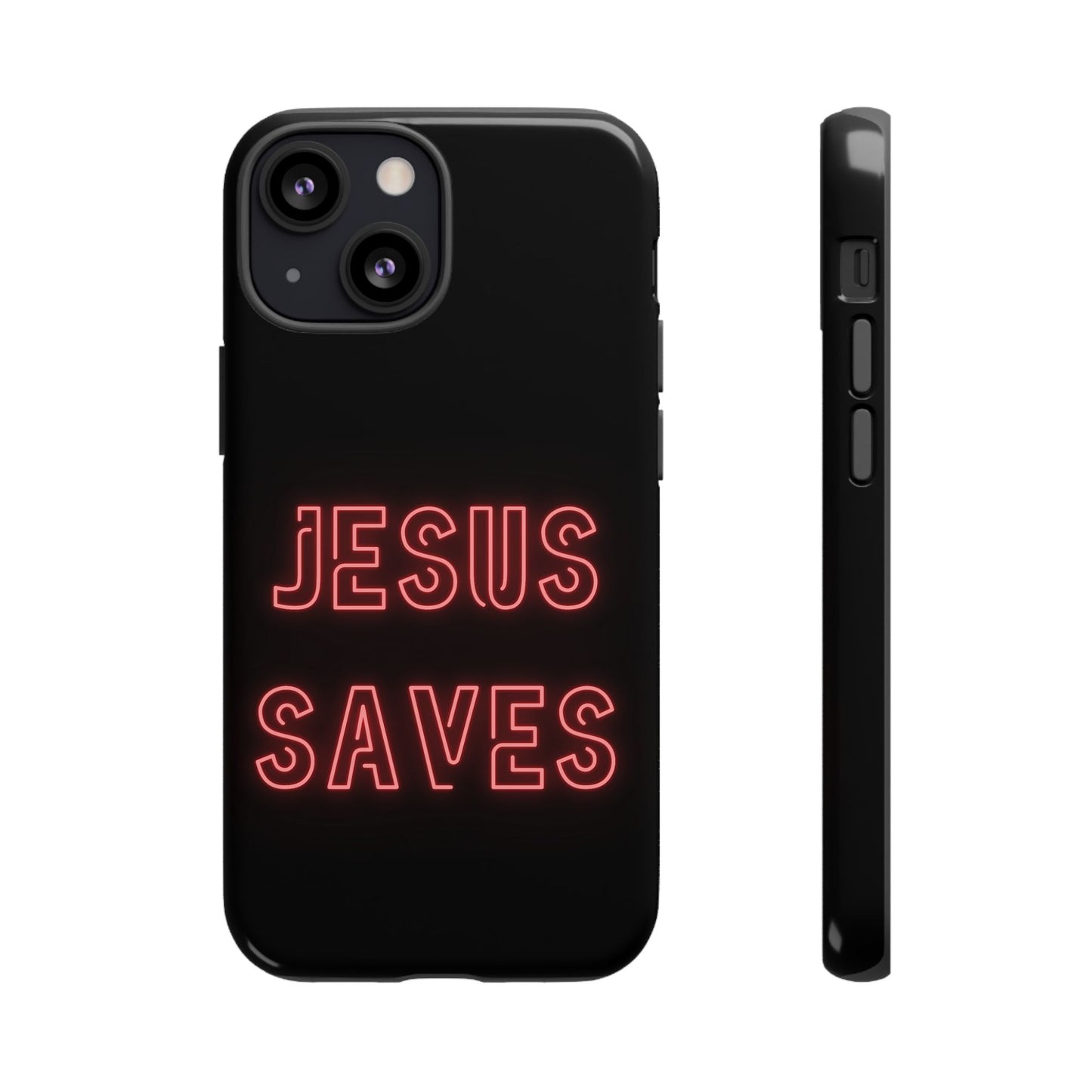 Jesus Saves Neon Signage Tough Cases Iphone Samsung Google