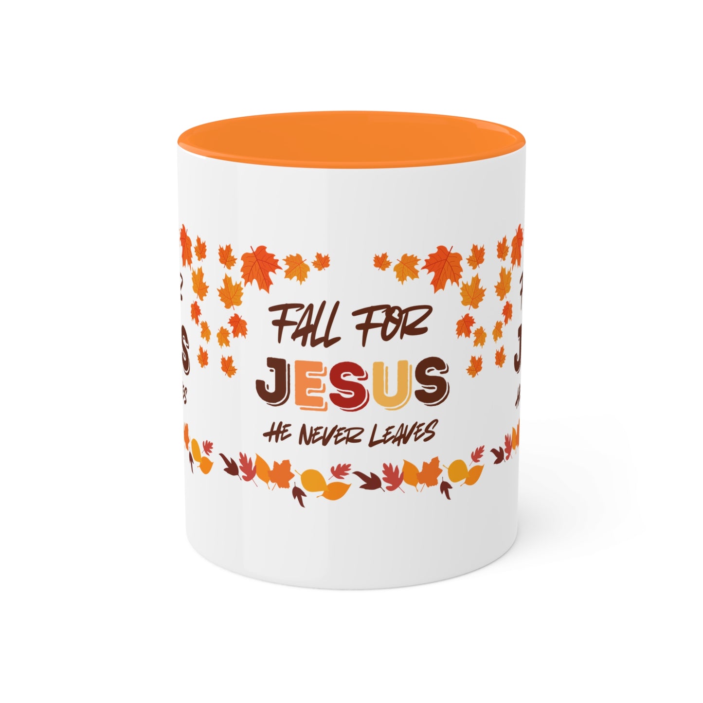 Fall For Jesus Harvest Colorful Mugs, 11oz