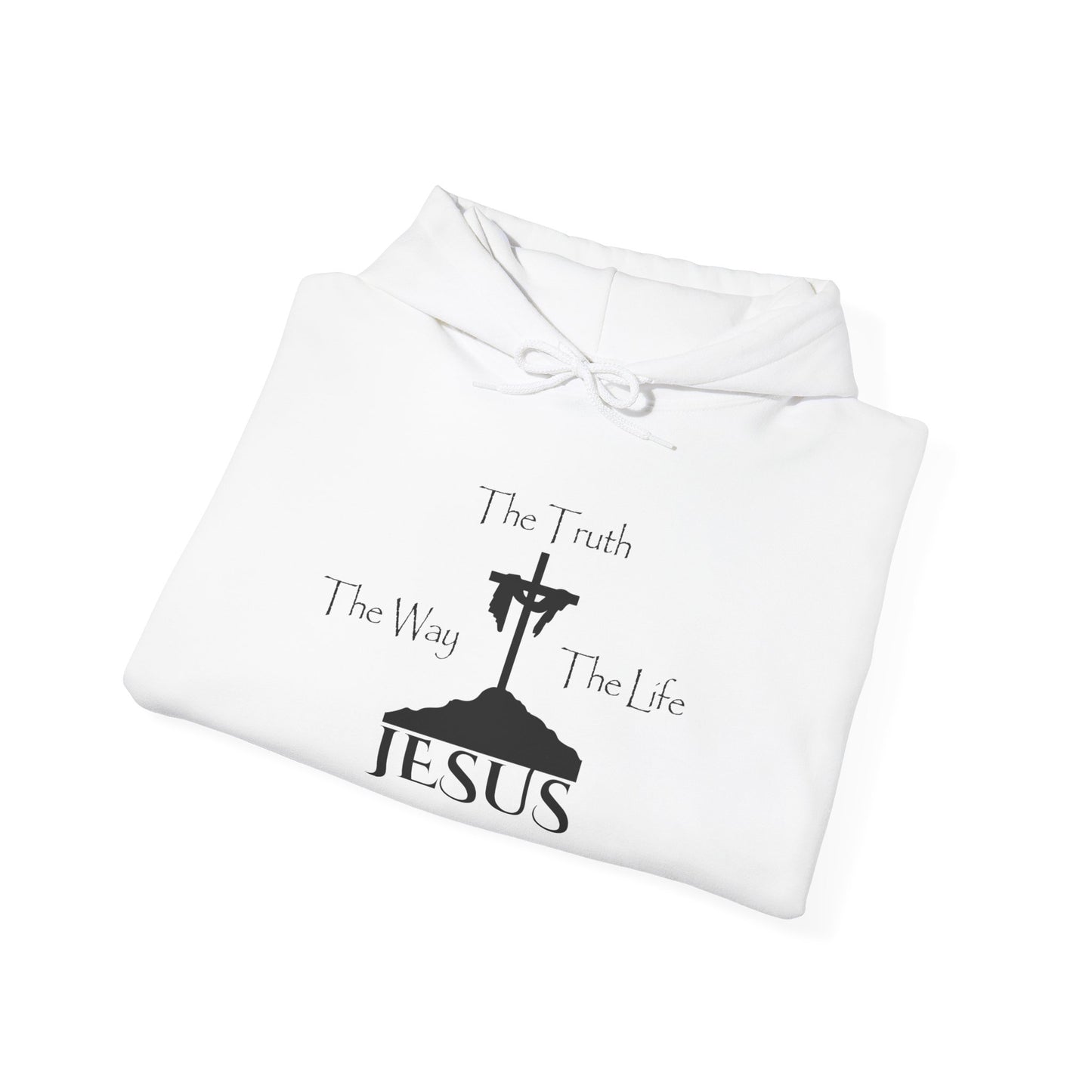 Jesus The Way The Truth The Life Unisex Heavy Blend™ Hooded Sweatshirt