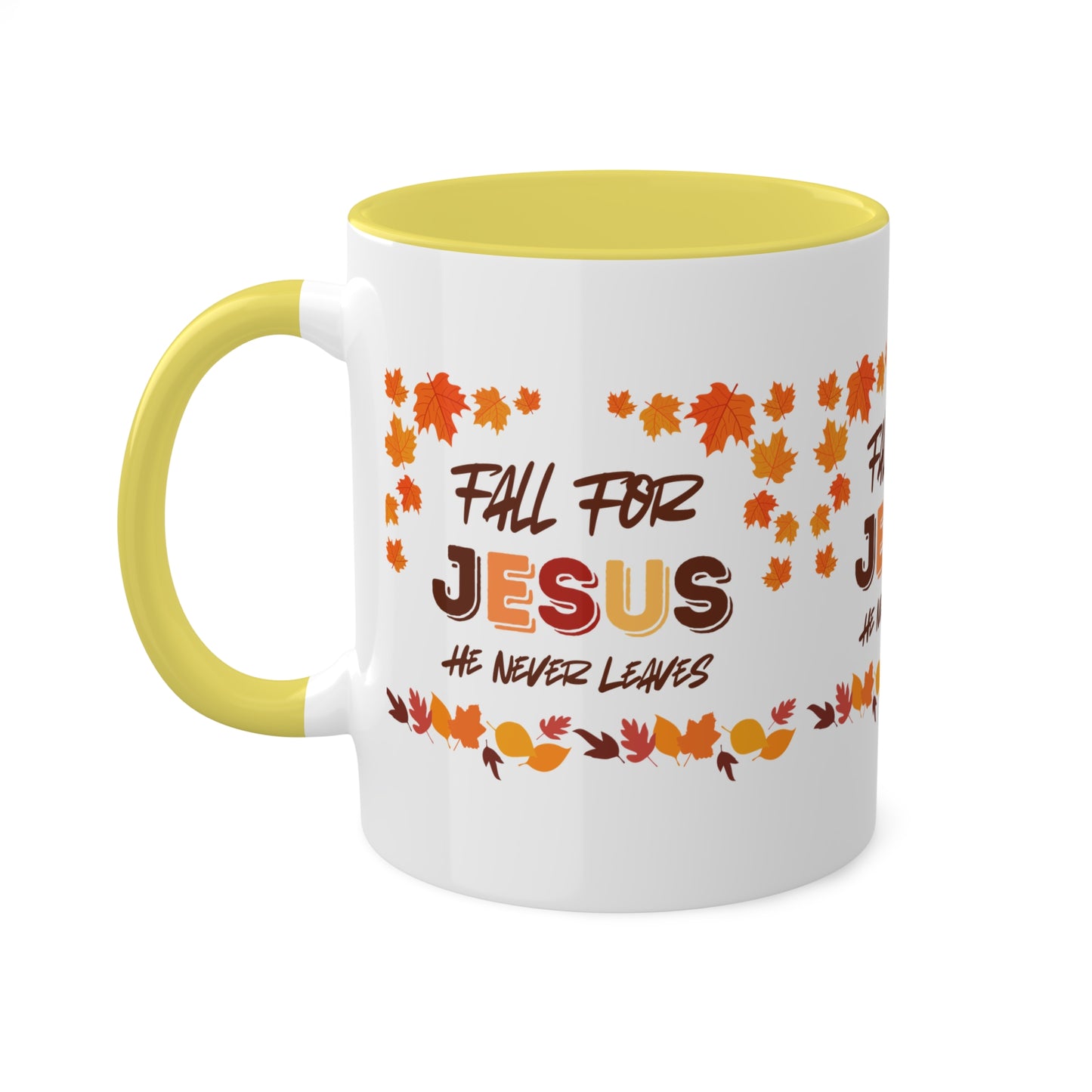 Fall For Jesus Harvest Colorful Mugs, 11oz