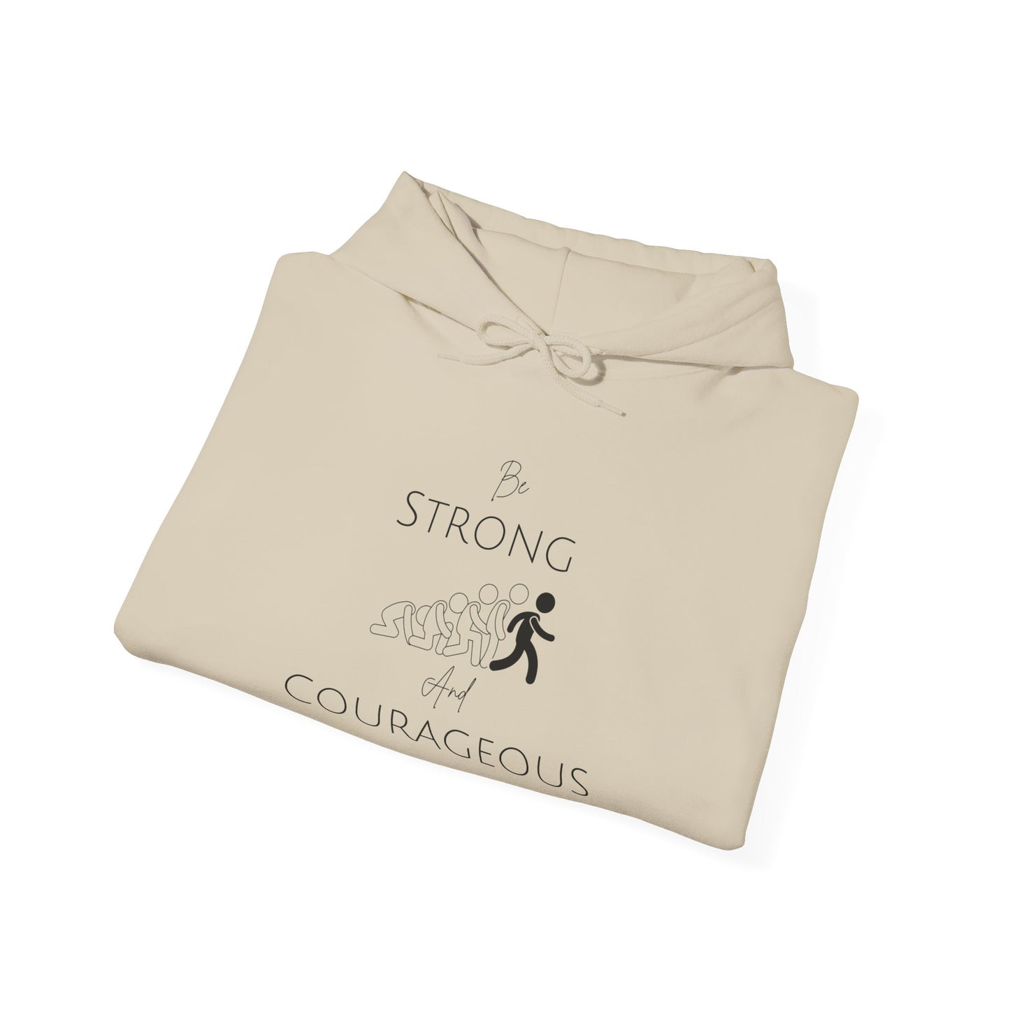 Be Strong And Courageous Unisex Heavy Blend™ Hooded Sweatshirt