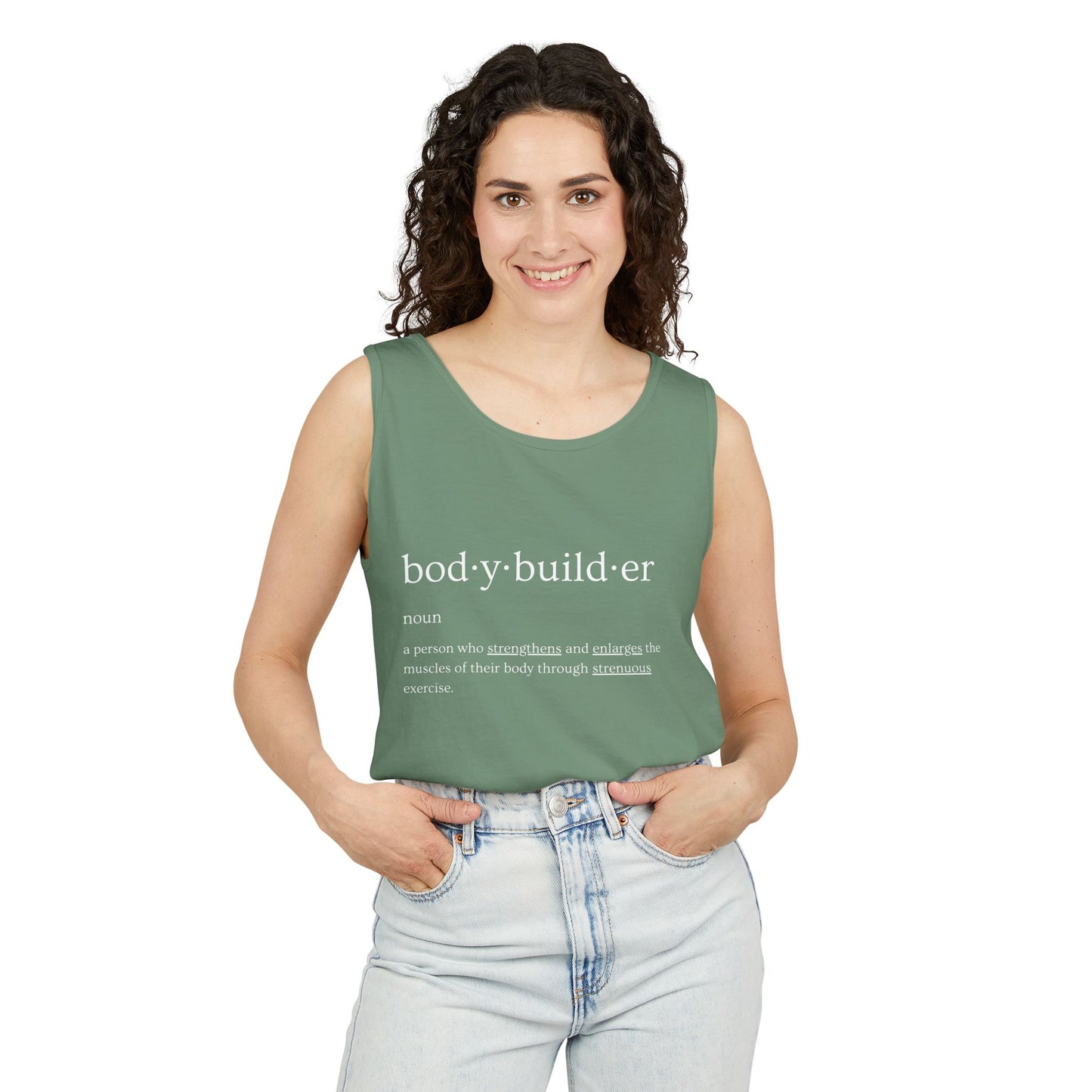 Bodybuilder Definition Unisex Garment-Dyed Tank Top