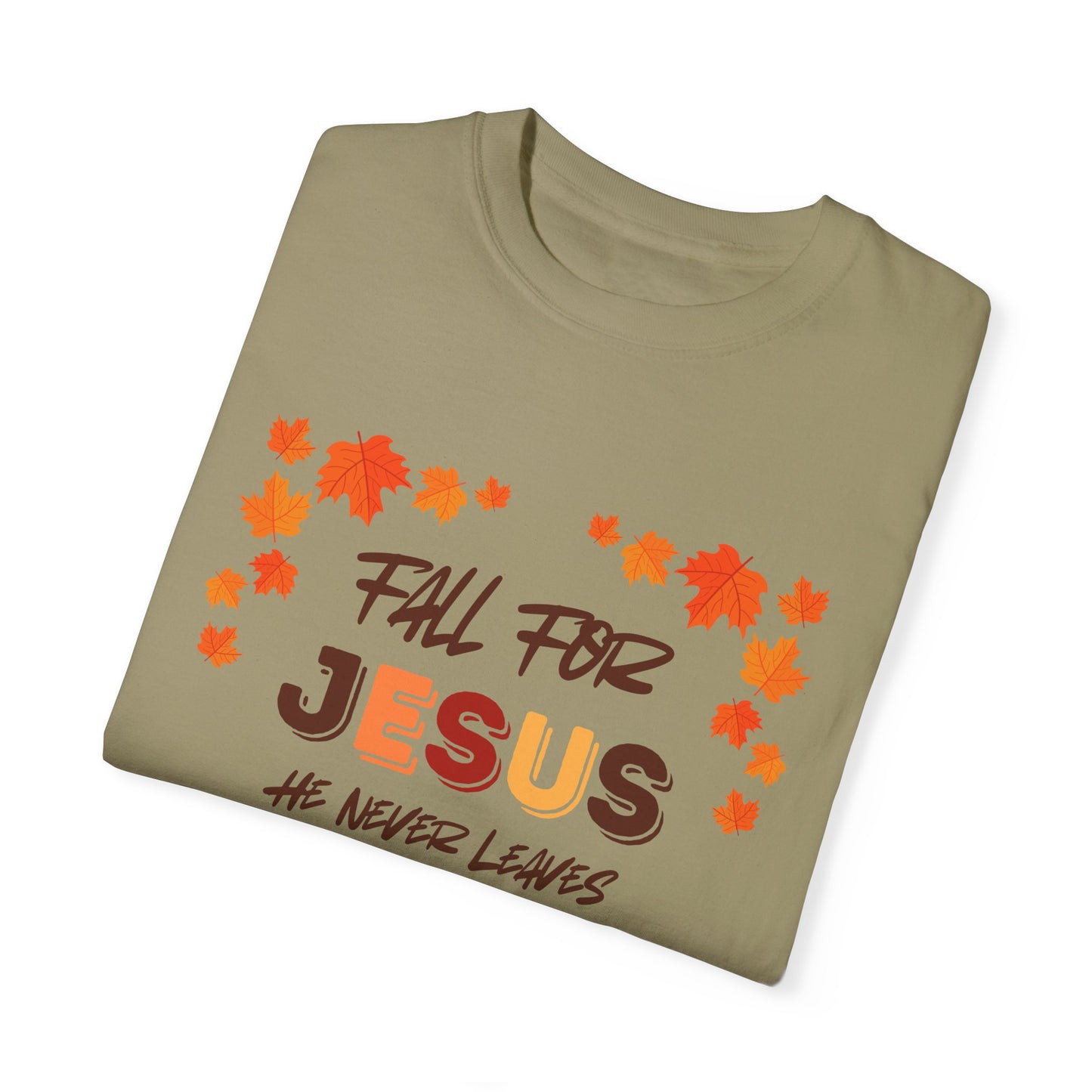 Fall For Jesus Harvest Unisex Garment-Dyed T-shirt