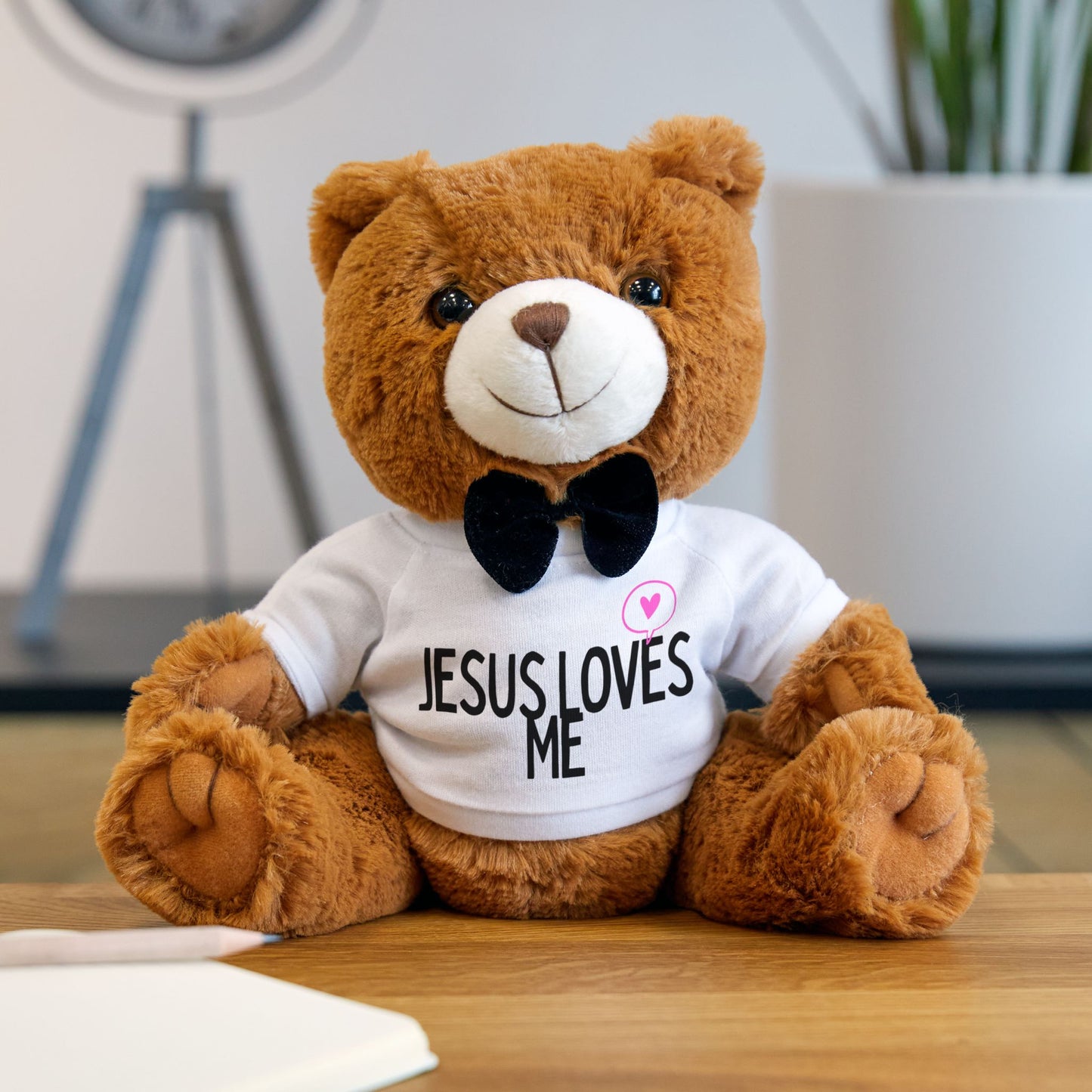 Jesus Loves Me Teddy Bear with T-Shirt