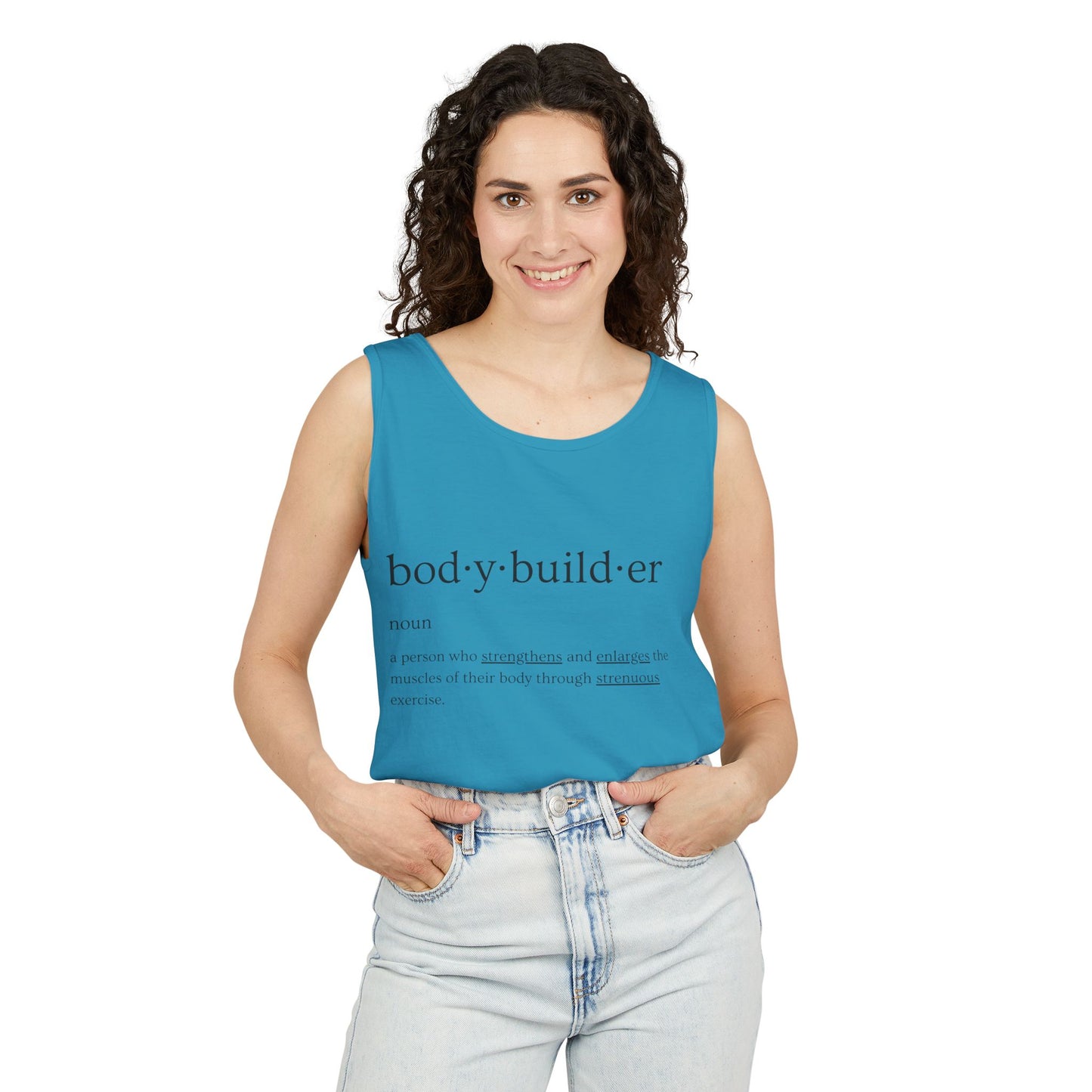 Bodybuilder Definition Unisex Garment-Dyed Tank Top