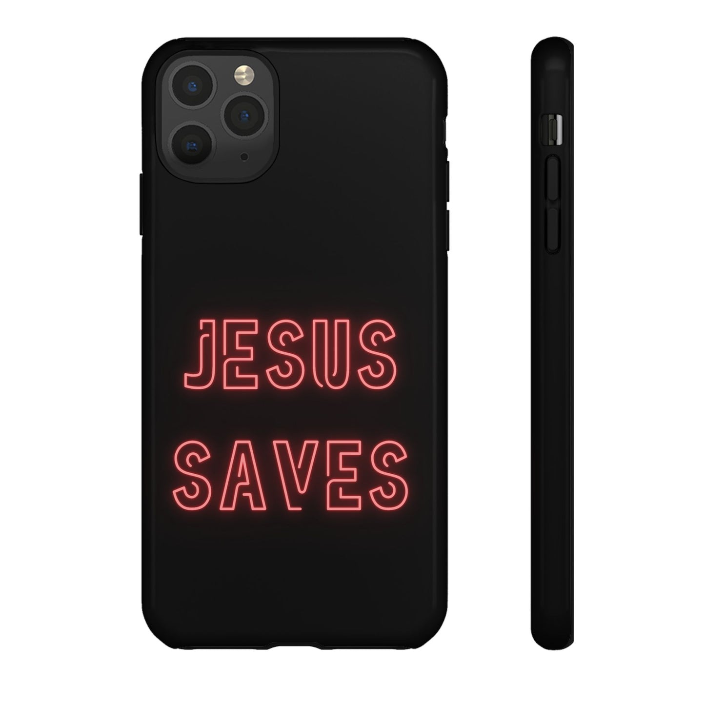 Jesus Saves Neon Signage Tough Cases Iphone Samsung Google