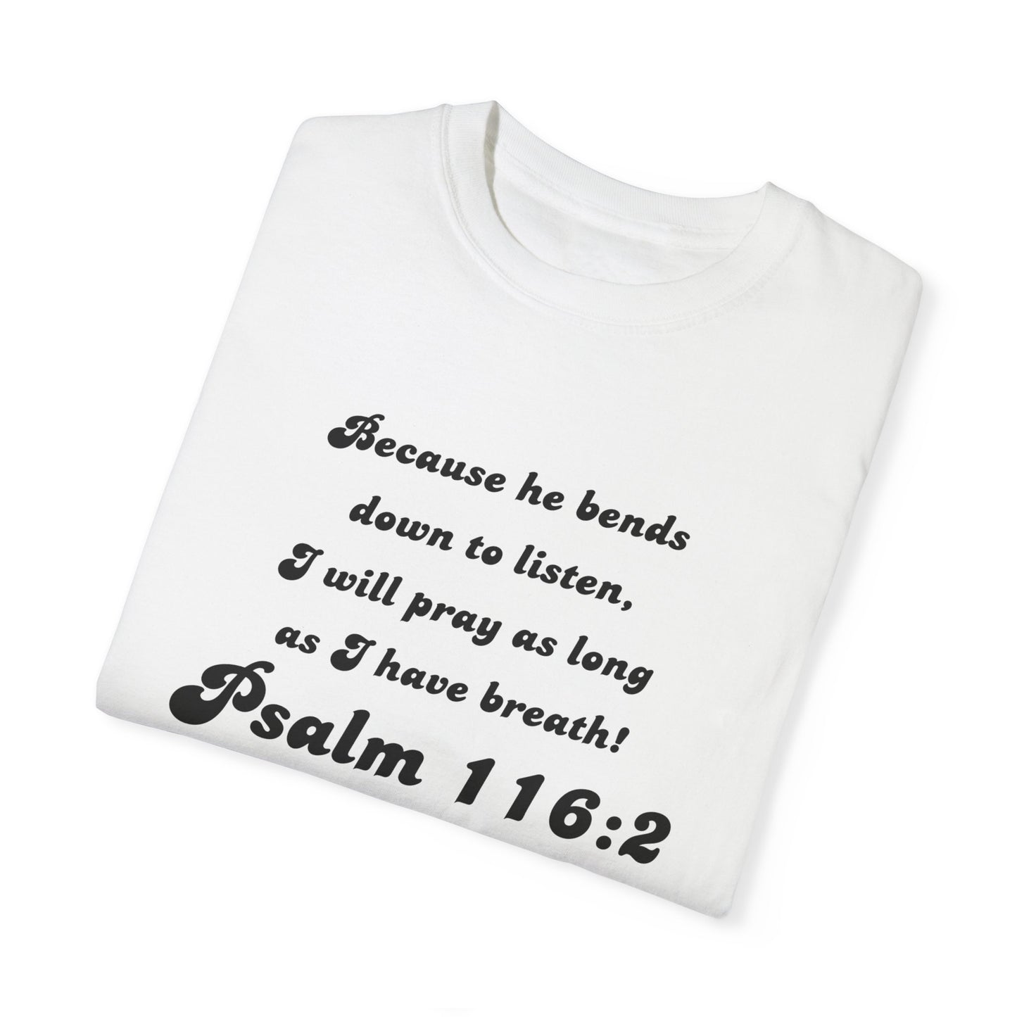 Psalm 116:8 Unisex Garment-Dyed T-shirt