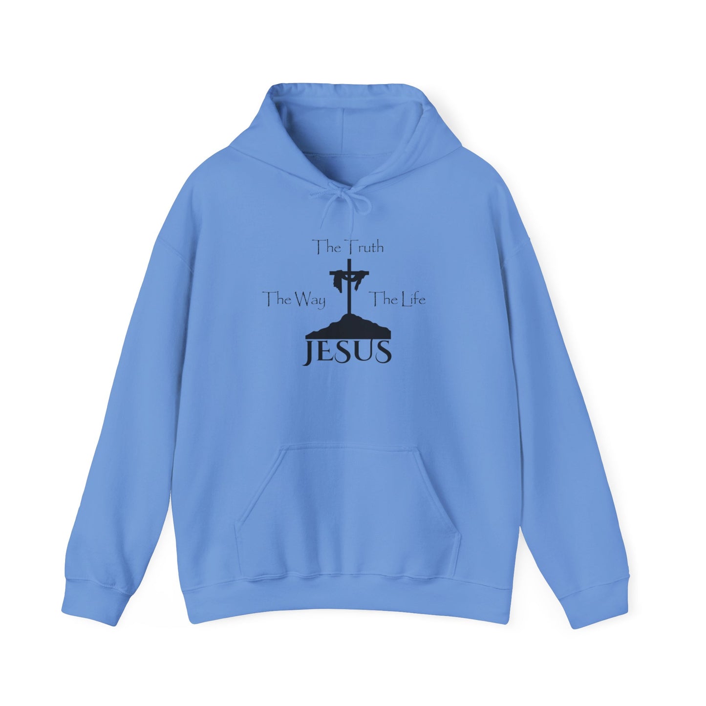 Jesus The Way The Truth The Life Unisex Heavy Blend™ Hooded Sweatshirt