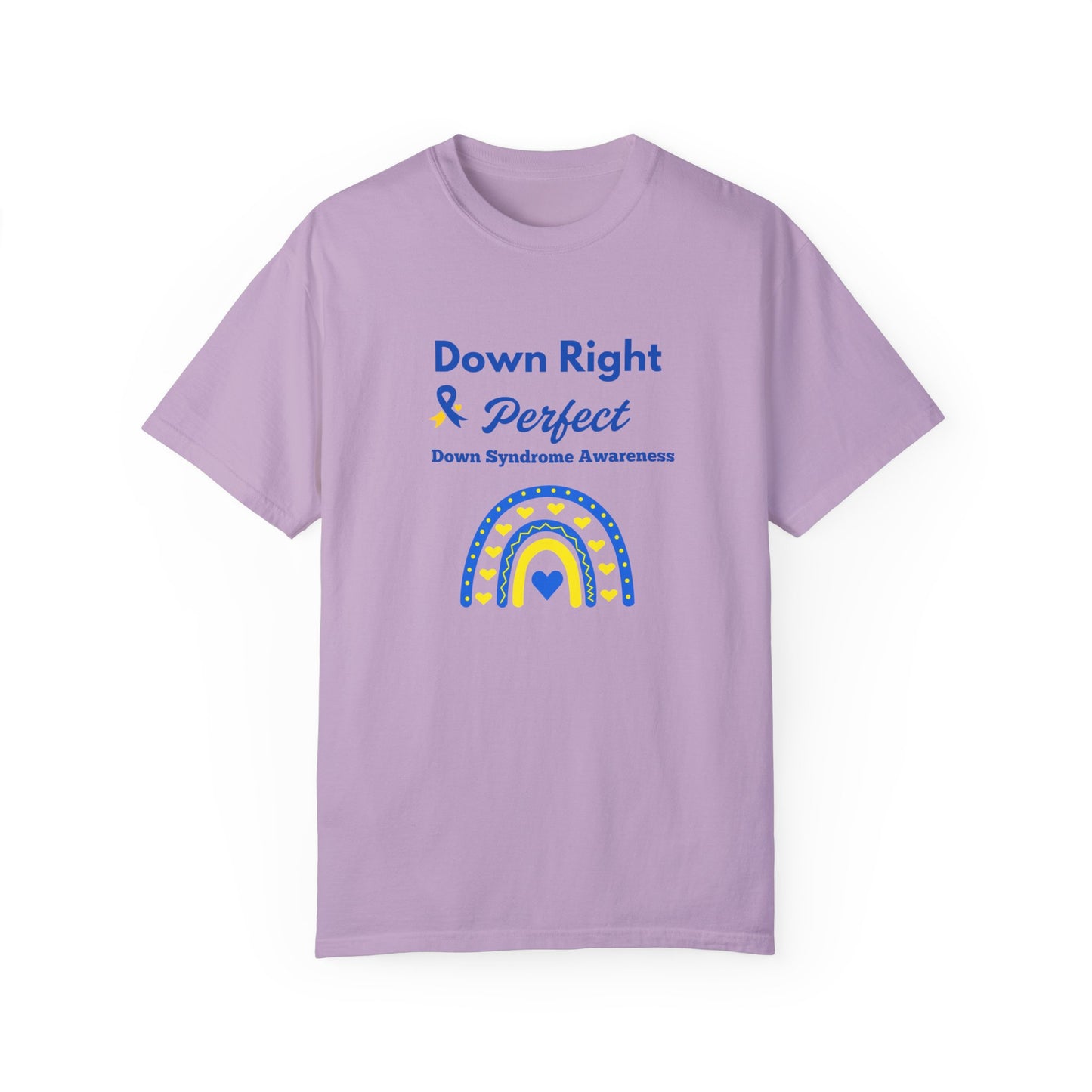 Down Right & Perfect Unisex Garment-Dyed T-shirt