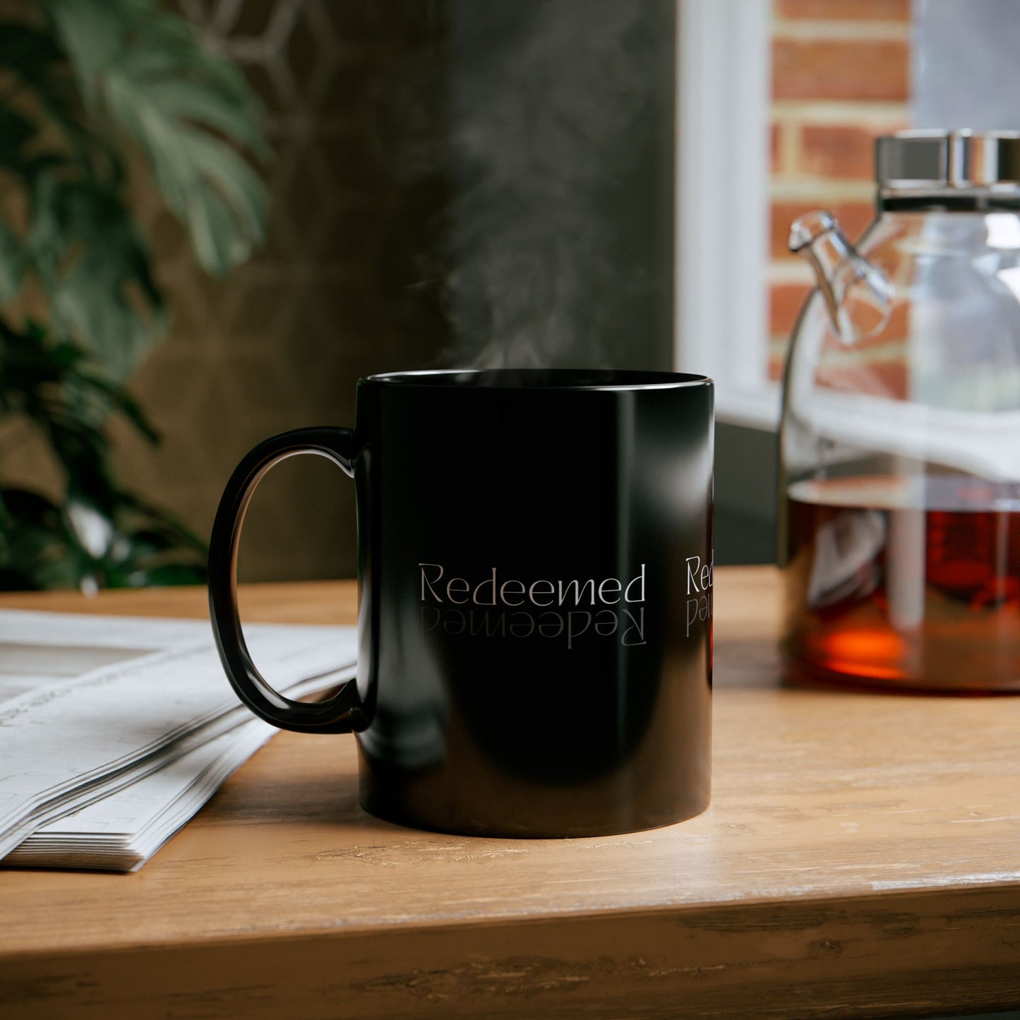 Redeemed Black Mug (11oz, 15oz)