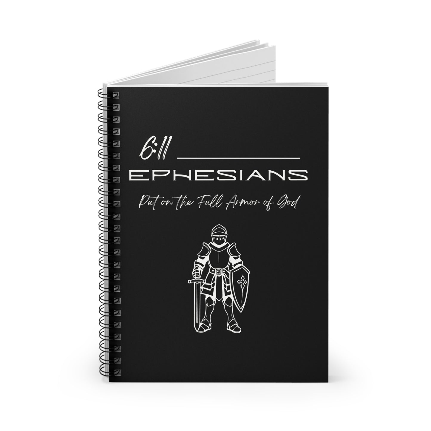 Ephesians 6:11 Armor Spiral Notebook - Ruled Line