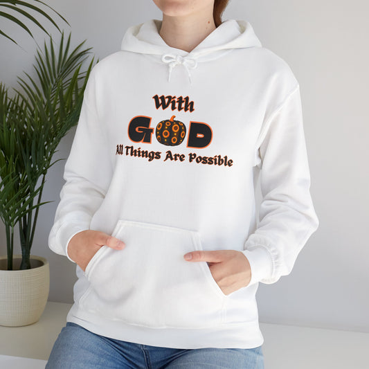 With God All Things Are Possible Unisex Heavy Blend™ Hooded Sweatshirt