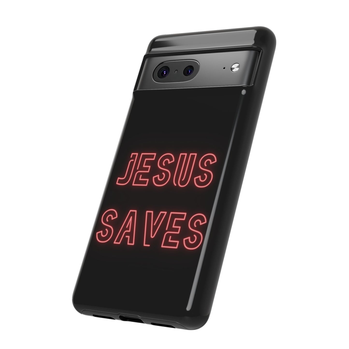 Jesus Saves Neon Signage Tough Cases Iphone Samsung Google