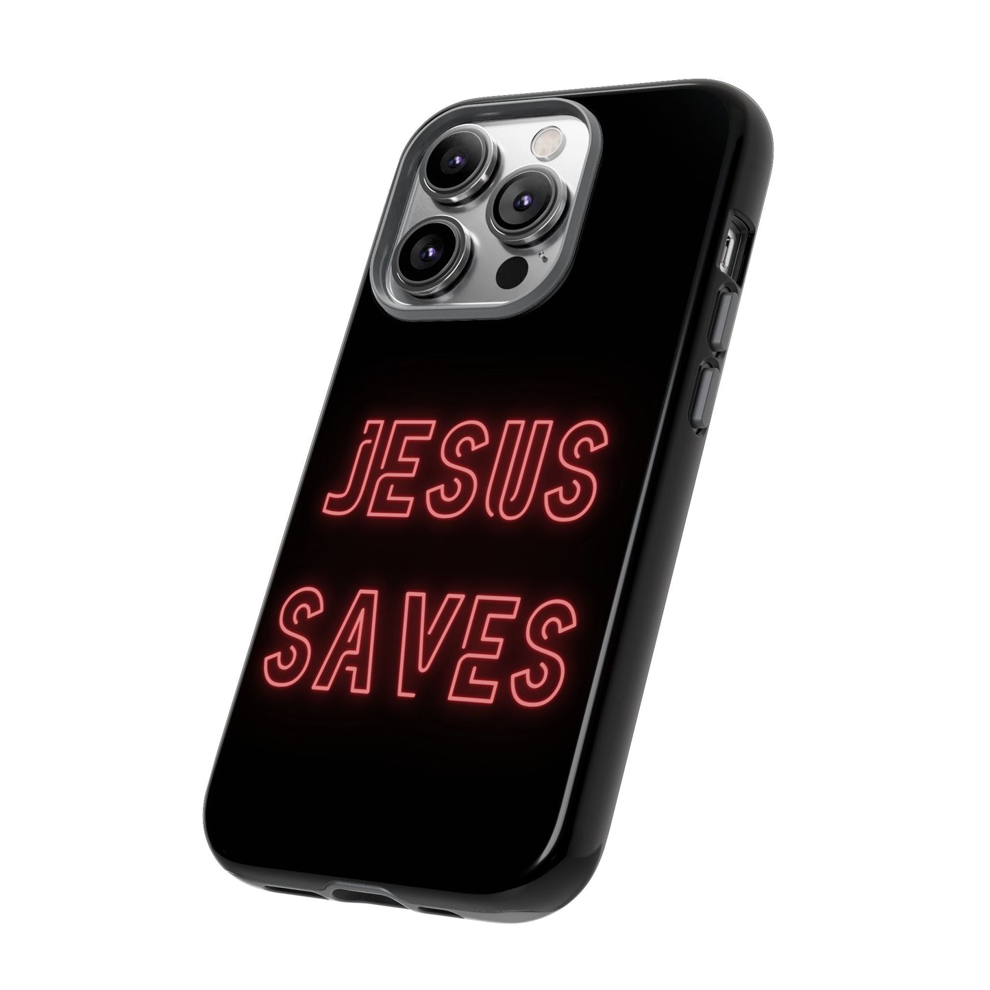 Jesus Saves Neon Signage Tough Cases Iphone Samsung Google