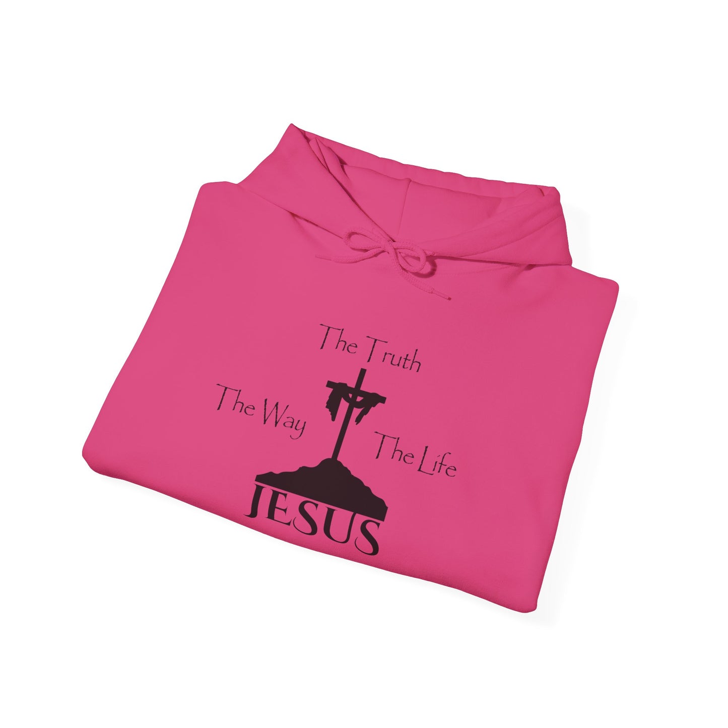 Jesus The Way The Truth The Life Unisex Heavy Blend™ Hooded Sweatshirt