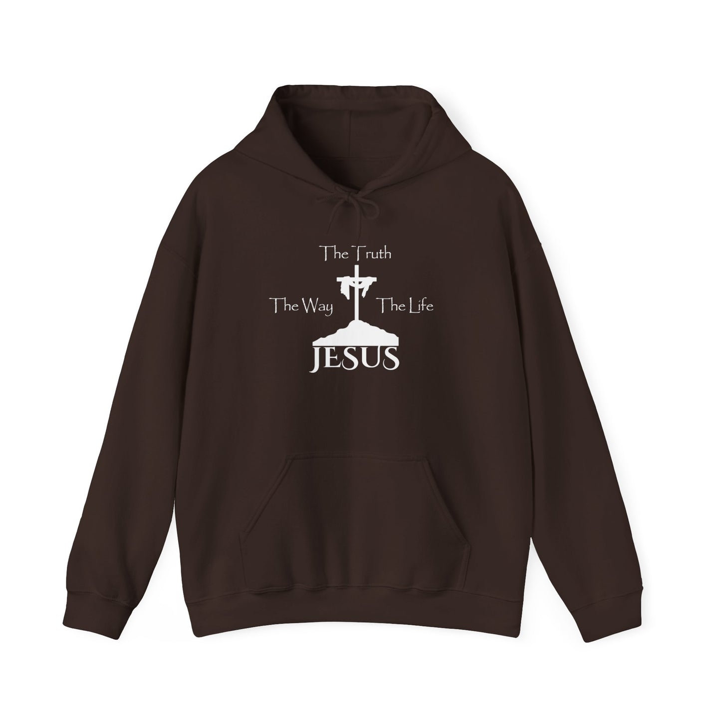 Jesus The Way The Truth The Life Unisex Heavy Blend™ Hooded Sweatshirt