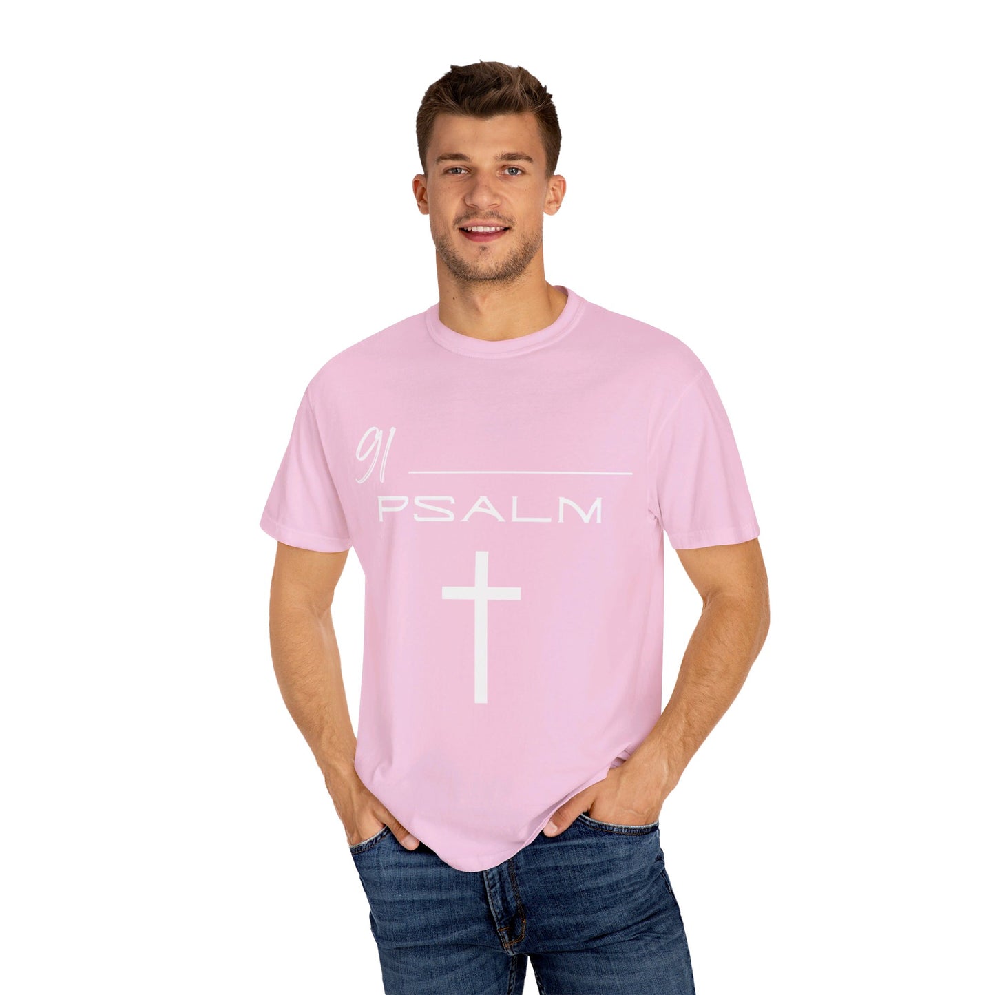 Psalm 91 Unisex Garment-Dyed T-shirt