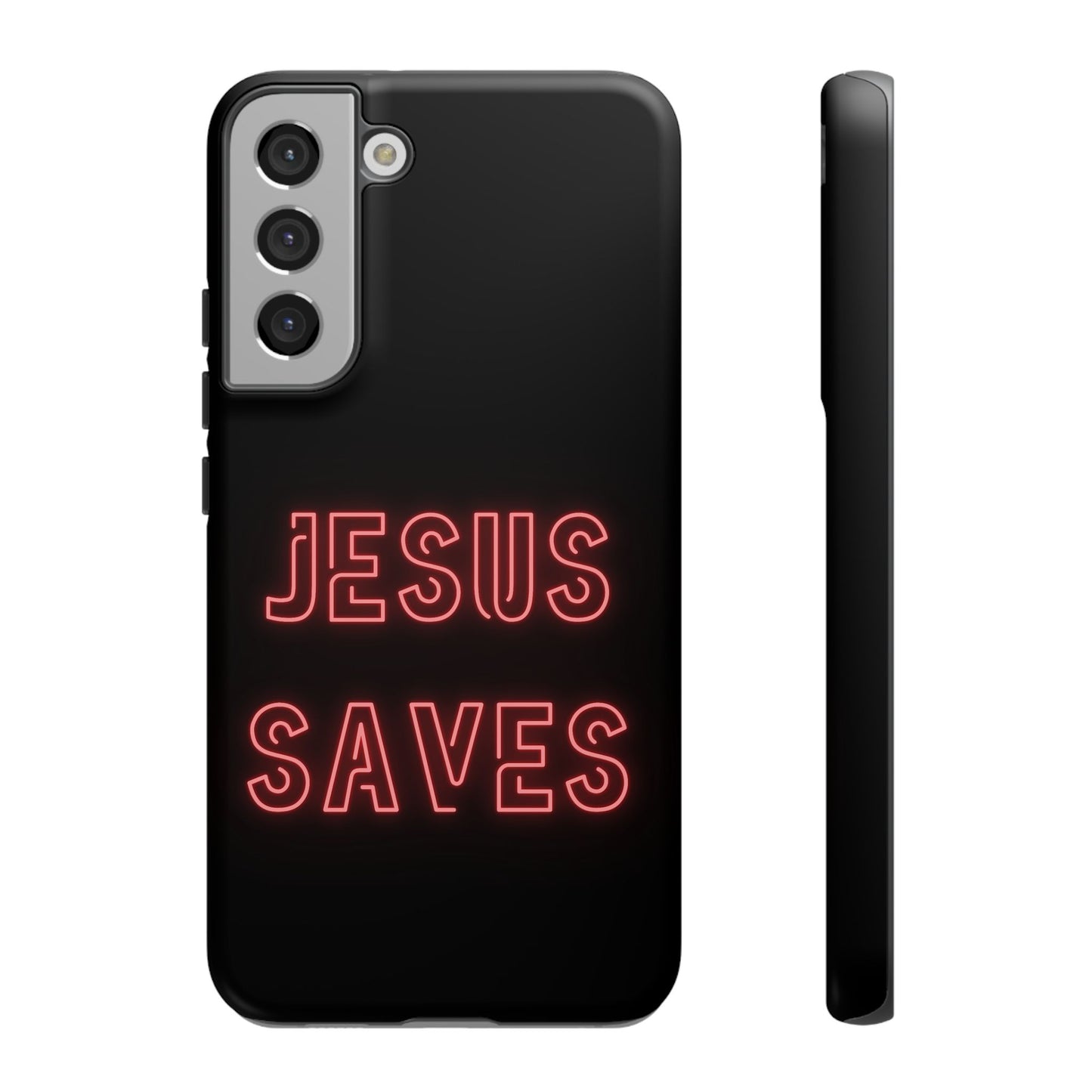 Jesus Saves Neon Signage Tough Cases Iphone Samsung Google