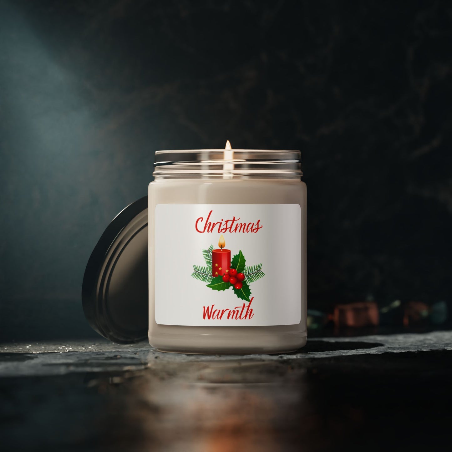 Christmas Warmth Scented Soy Candle, 9oz