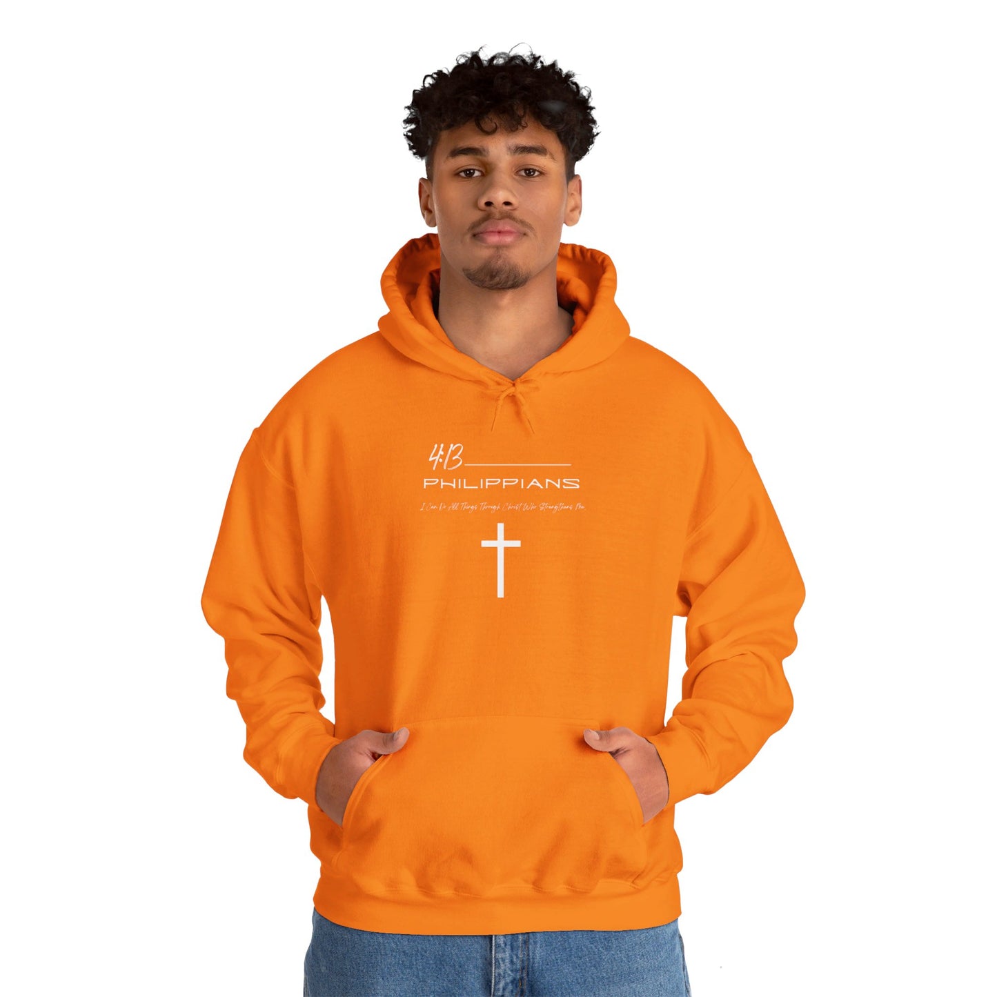 Philippians 4:13 Unisex Heavy Blend™ Hooded Sweatshirt