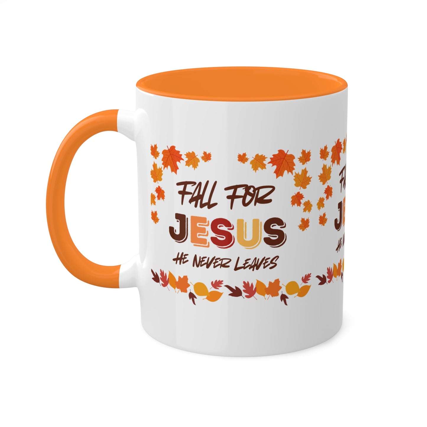 Fall For Jesus Harvest Colorful Mugs, 11oz