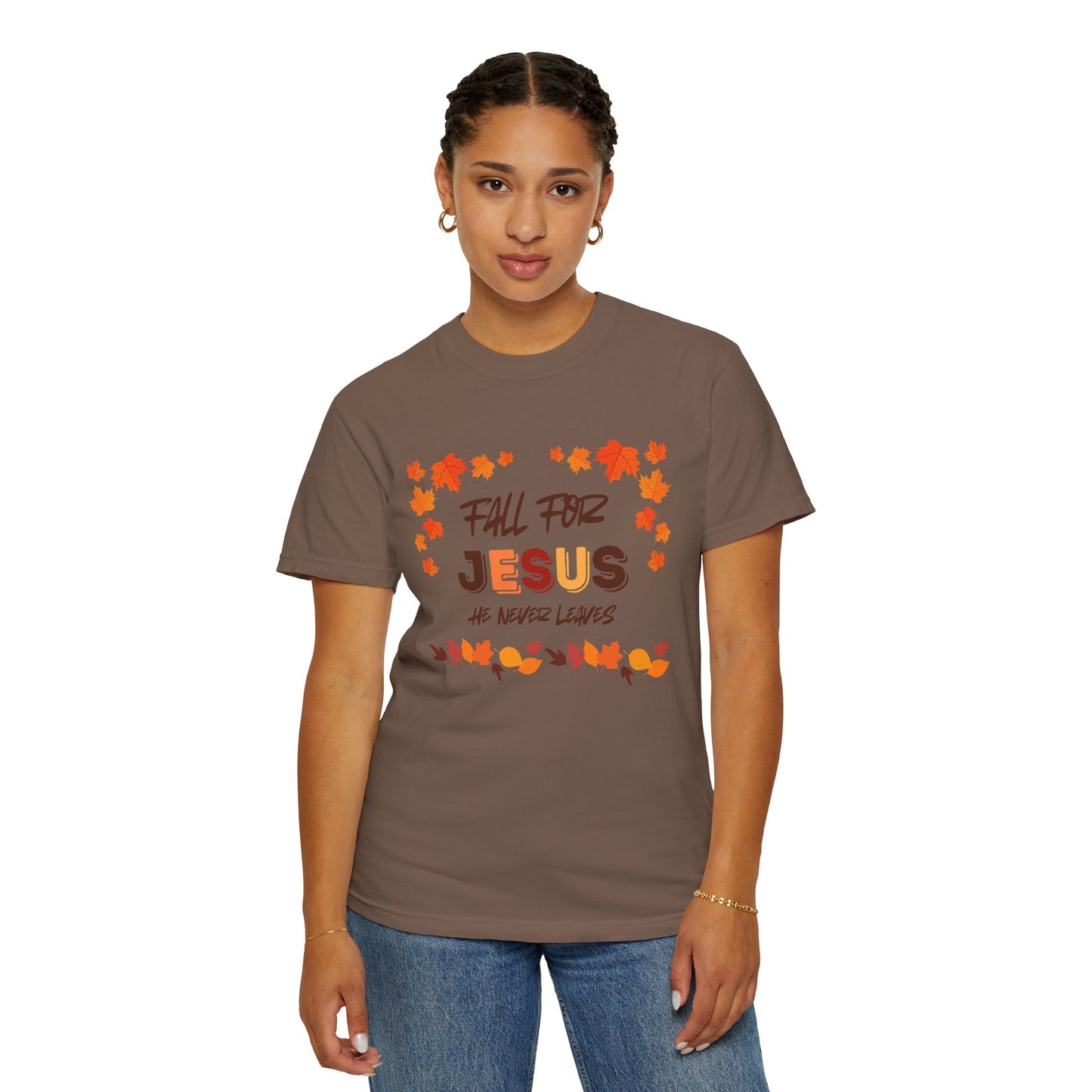 Fall For Jesus Harvest Unisex Garment-Dyed T-shirt