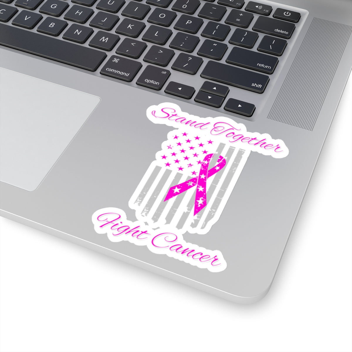 Stand Together Fight Breast Cancer Kiss-Cut Stickers