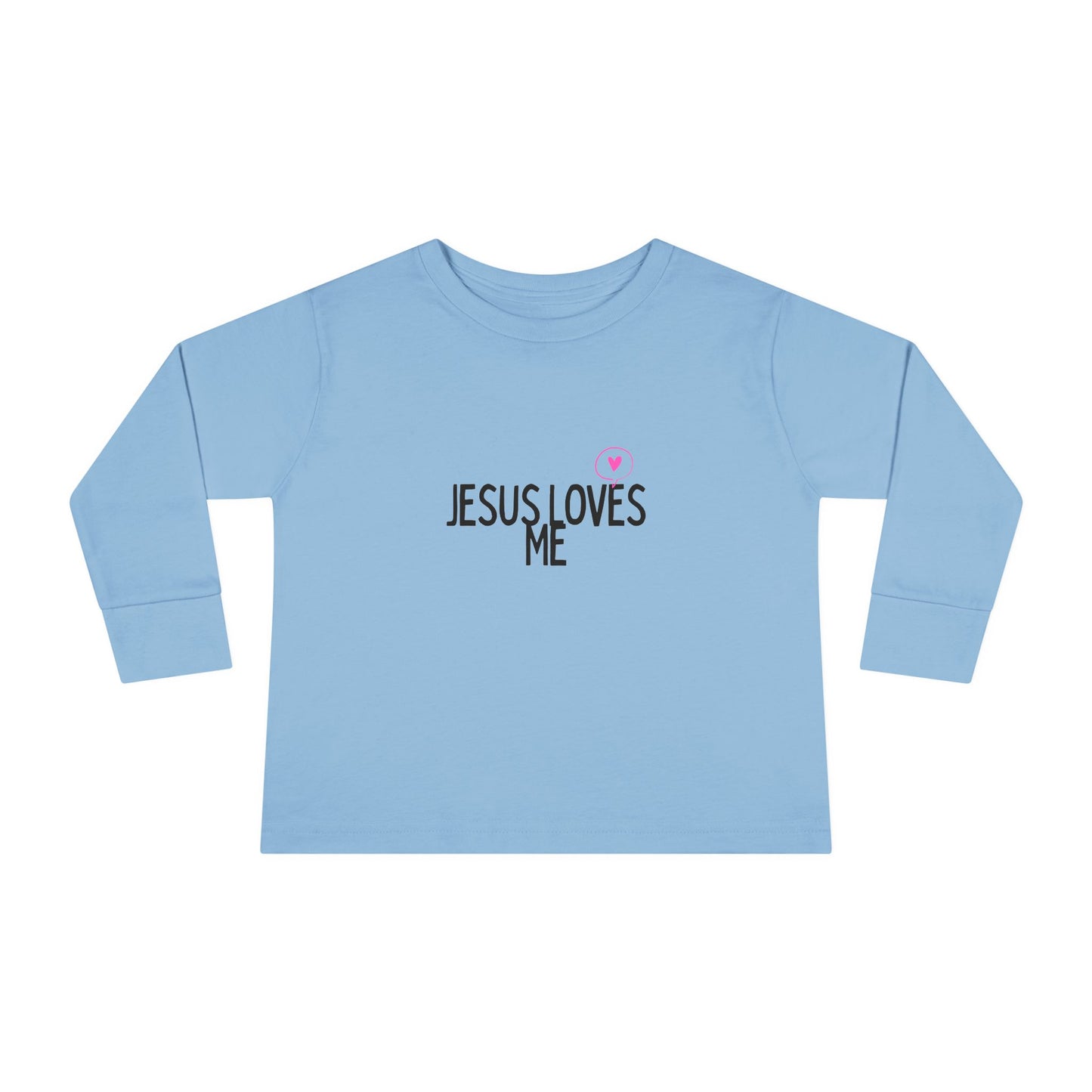 Jesus Loves Me Toddler Long Sleeve Tee