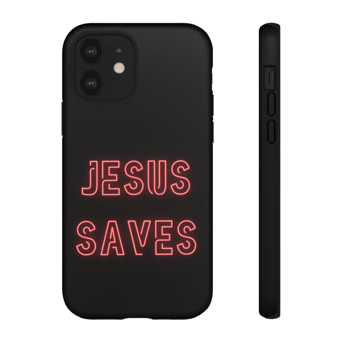 Jesus Saves Neon Signage Tough Cases Iphone Samsung Google