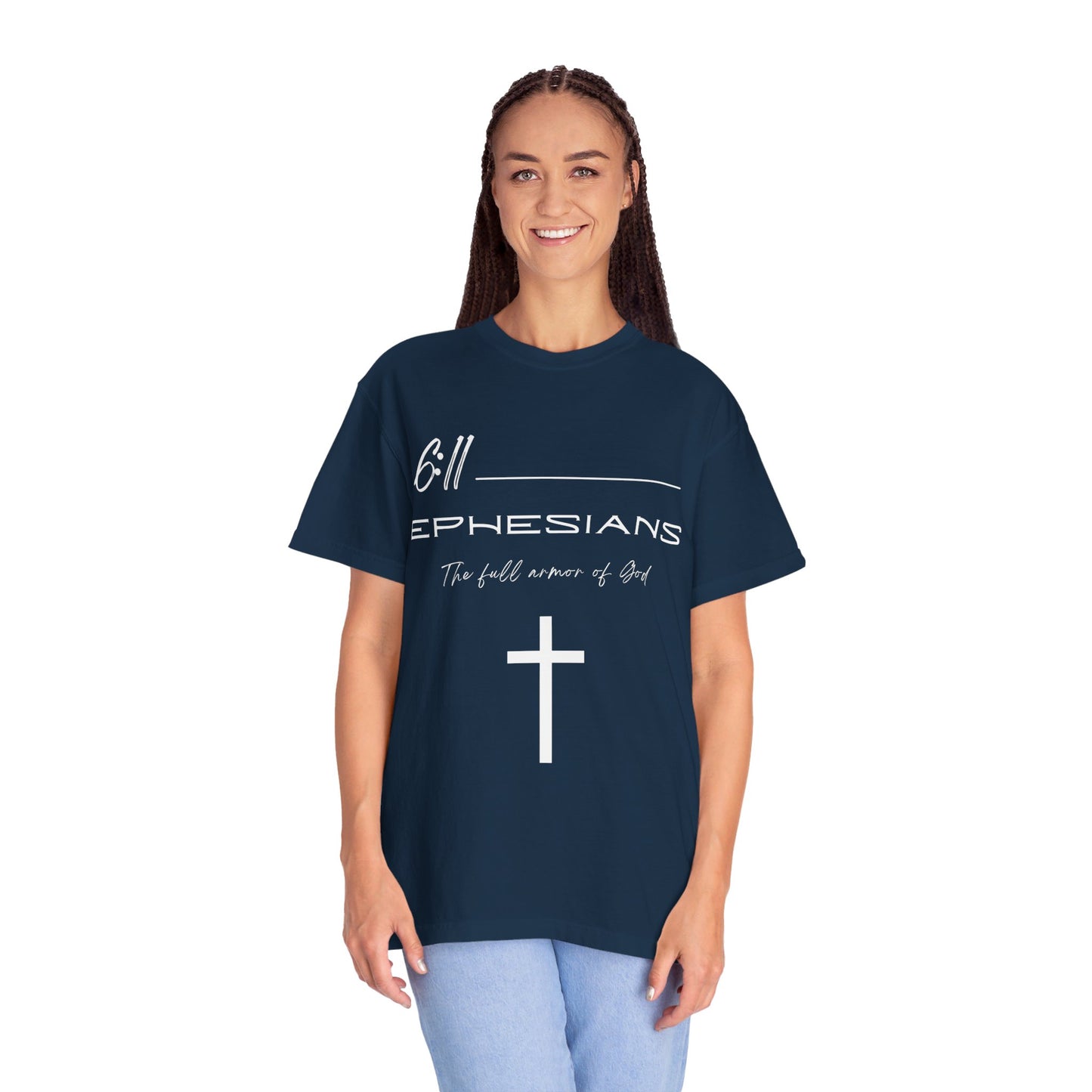 Ephesians 6:11 Armor of God Unisex Garment-Dyed T-shirt